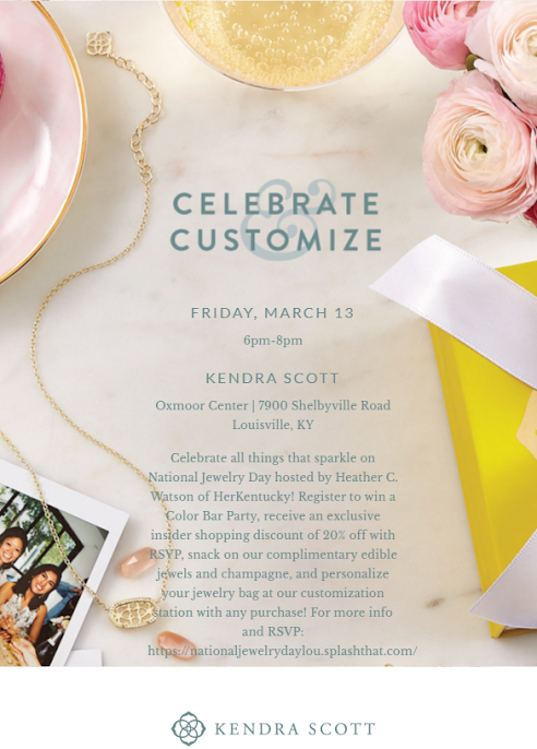 National Jewelry Day at Kendra Scott!