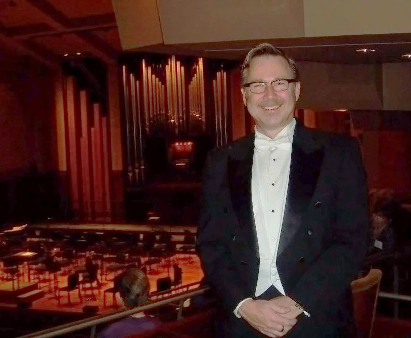 Stephen at Benaroya Hall, Seattle, WA