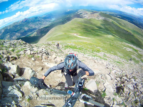 Joey during the 2011 Colorado Trail Race. Photo: Chris Miller