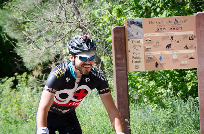 Neil Beltchenko at the finish, winning the CTR in 4 days, 10 hours. Photo by Andrew Wracher @ Bedrock Bags - thanks Andrew!