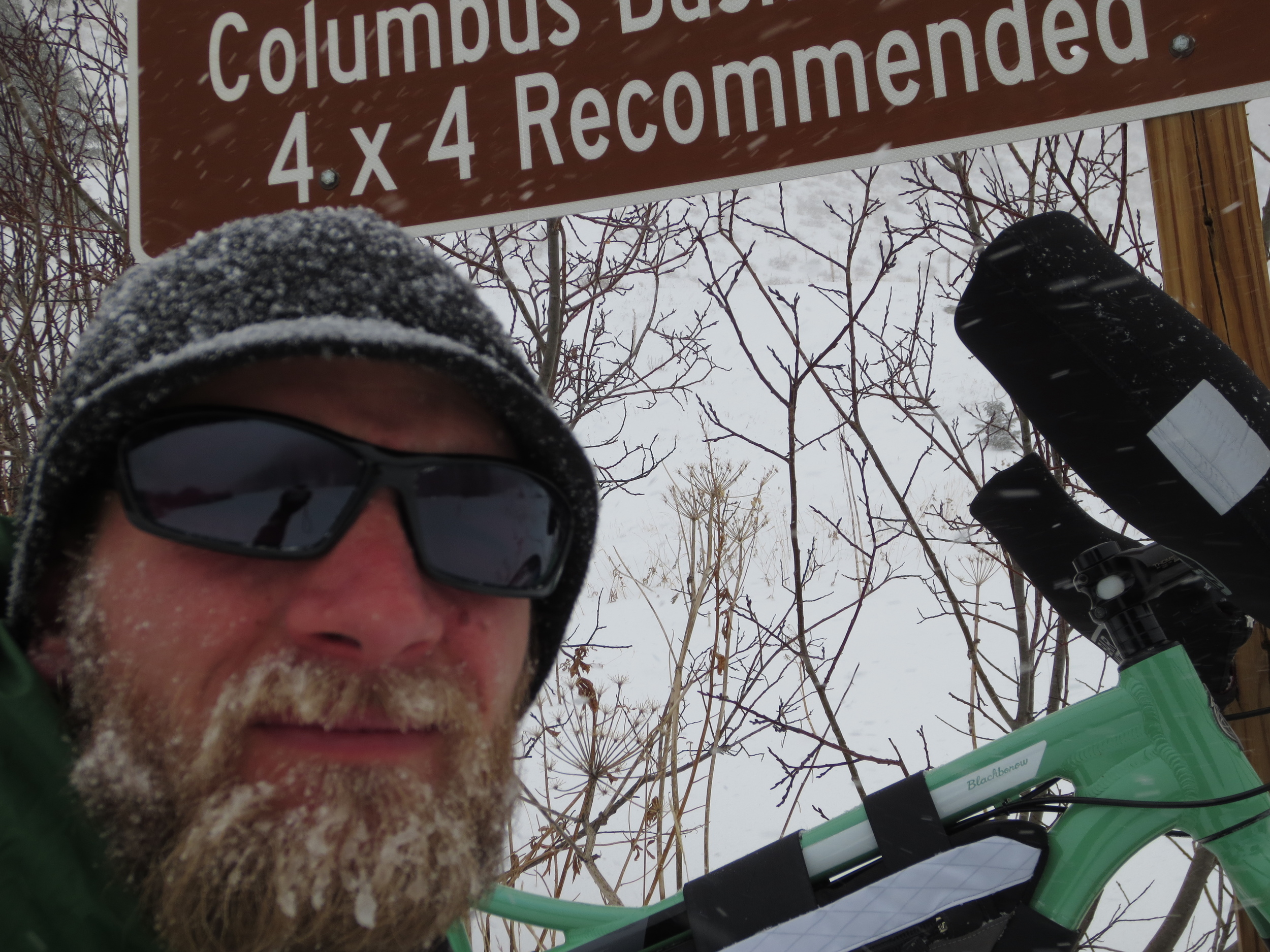 I hate selfies. Here's one anyway, as you're all probably tired of seeing just the riderless bike...