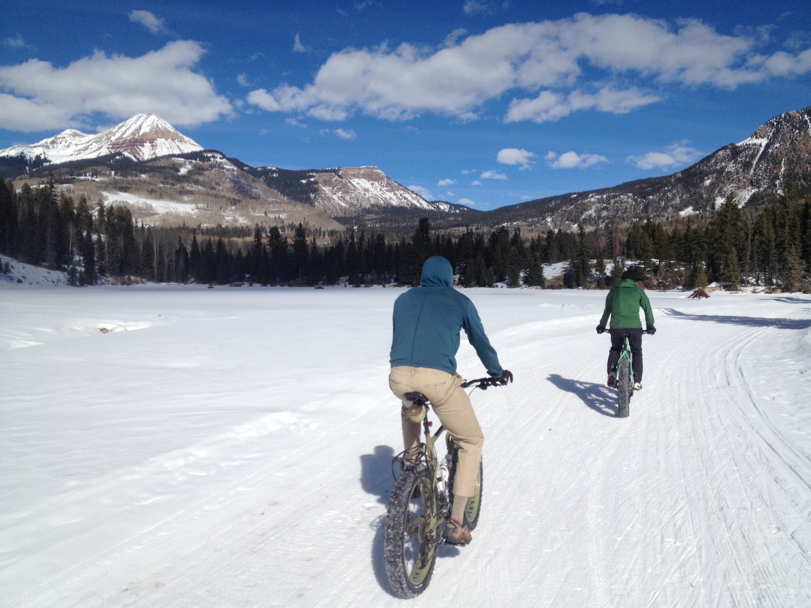 Jordan and I chase Engineer northward.