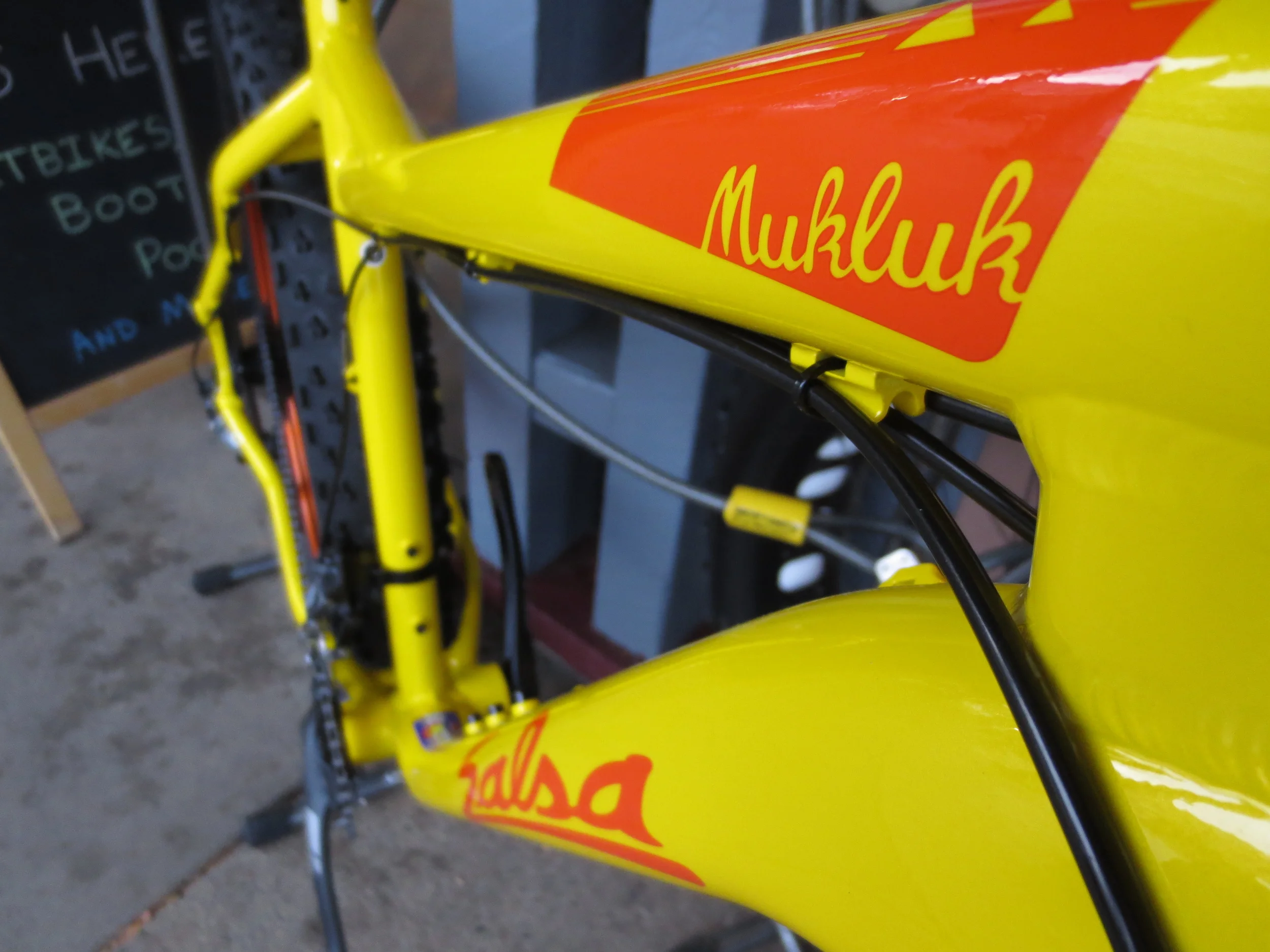 Mukluk looks tasty in yellow.