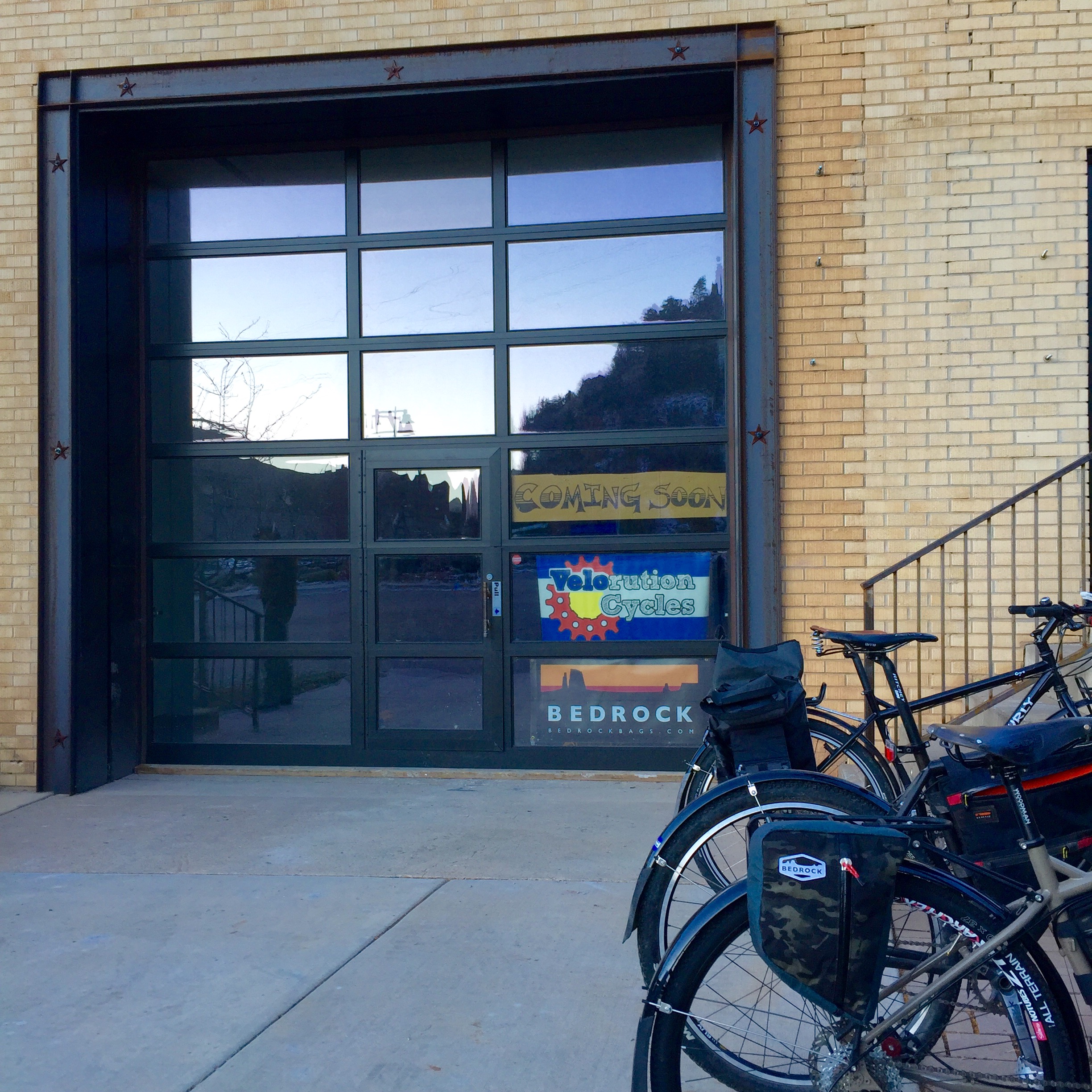 Our new digs at Horse Gulch trailhead - currently we're building it out inside!