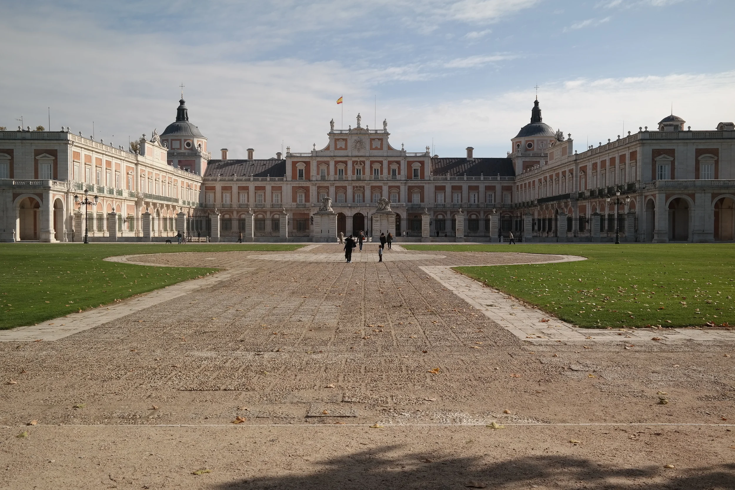 A view of the Royal Palace.