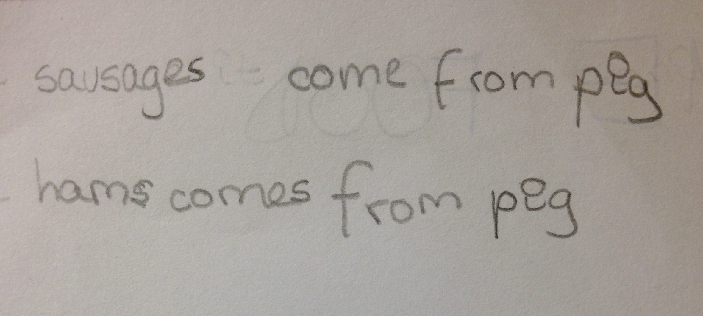 An example of some daily grammar challenges...