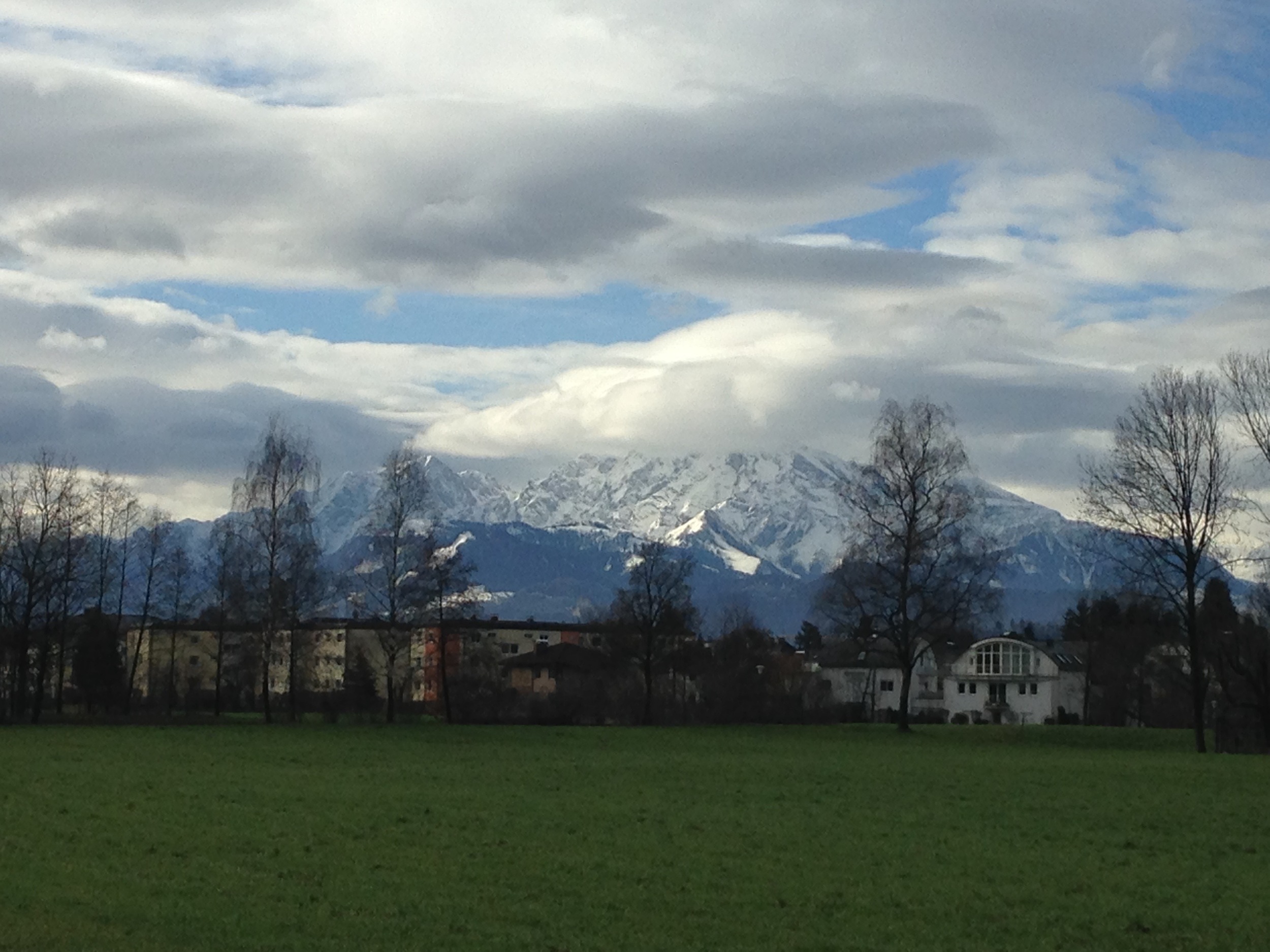The view from the porch at the Airbnb. We really couldn't have asked for a better view!