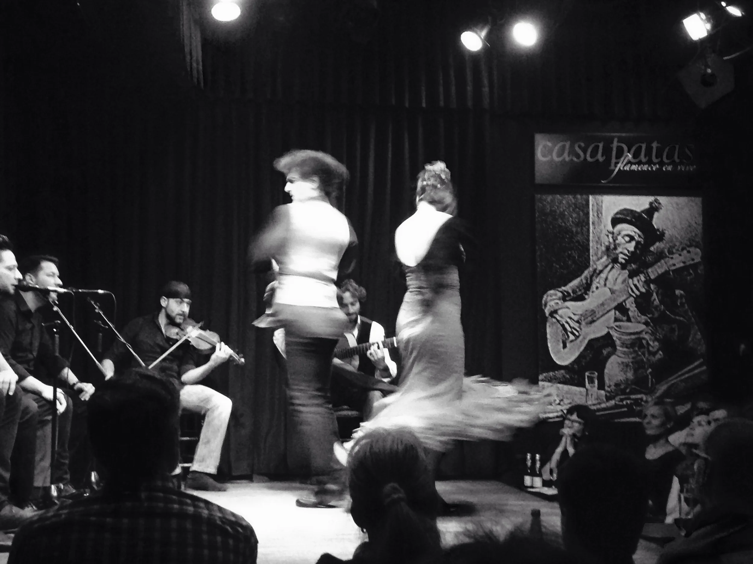 Flamenco at Casa Patas in Madrid, birthday celebration #2. So beautiful and intense.