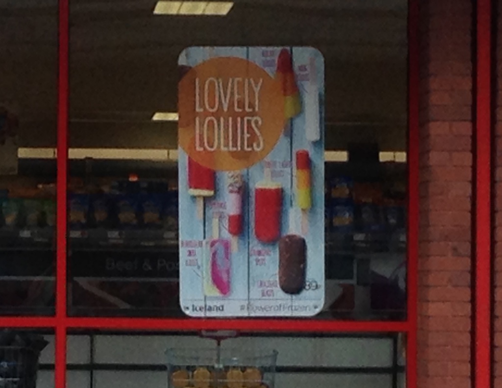 "Lovely Lollies." This sign says it all. 