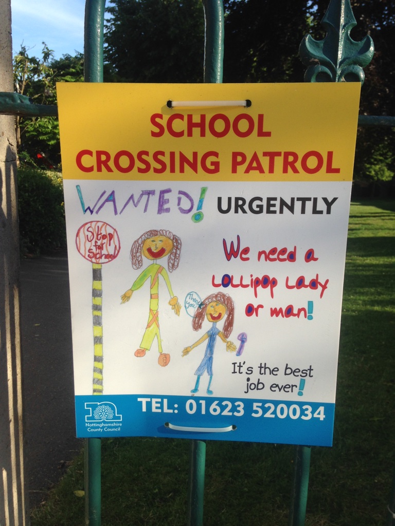 The Brits apparently call crossing guards "Lollipop Ladies/Men." So. cute.