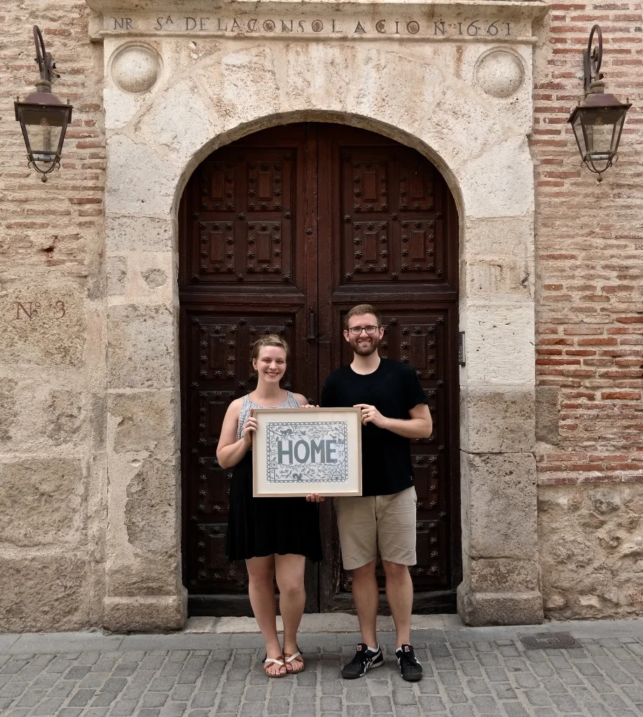 We will miss Calle Infanta Catalina, and living in a building that is 354 years old . 