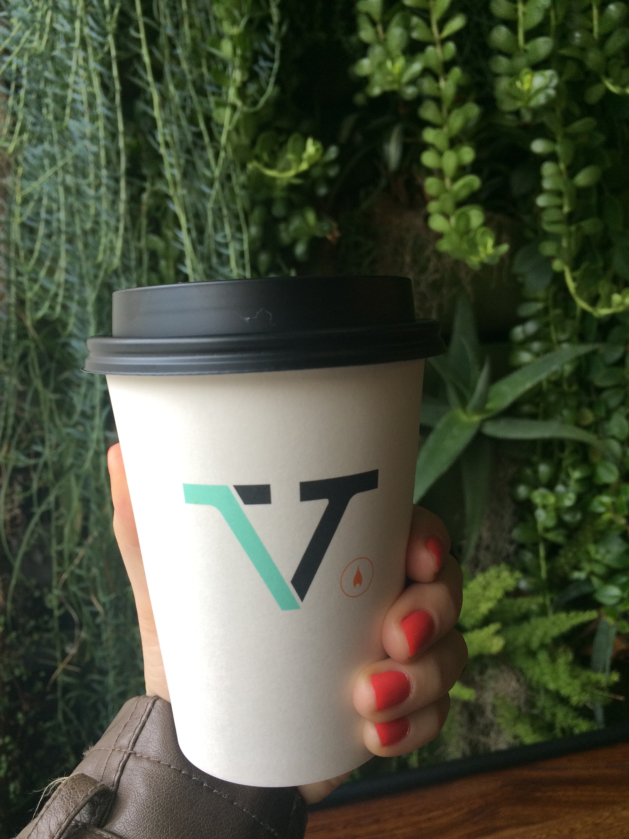Afternoon caffeination, courtesy of Verve . 