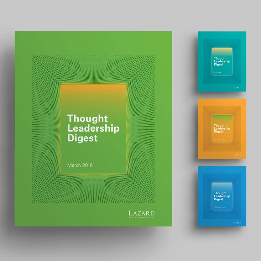  Cover for series of collected works.  Option A (this choice selected by firm). 