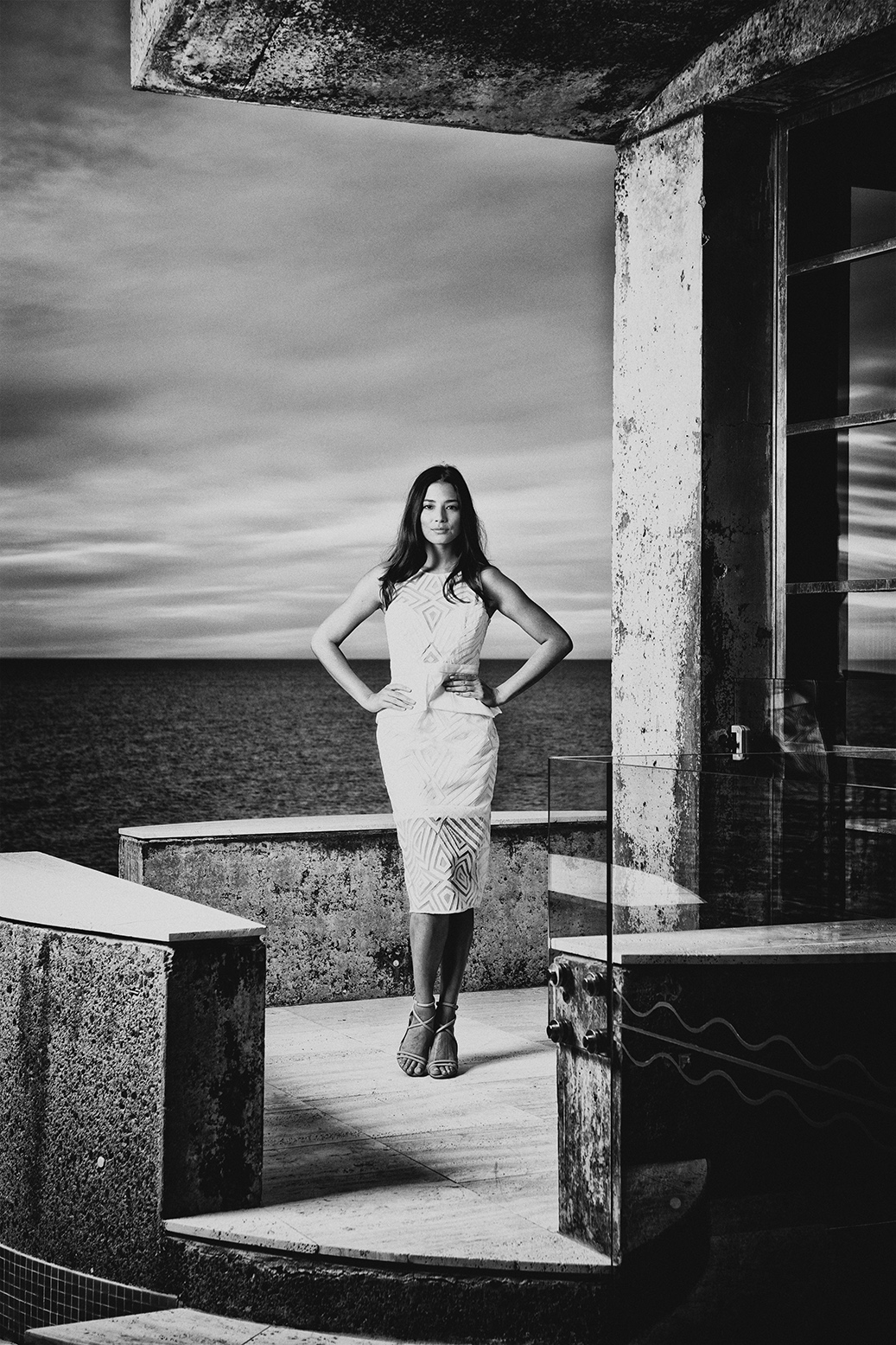 Jessica Gomes for Brisbane News Magazine. Hair by Aveda, Make-Up by Shu Uemura, Styling : Kimberly Gardner photography : Russell Shakespeare