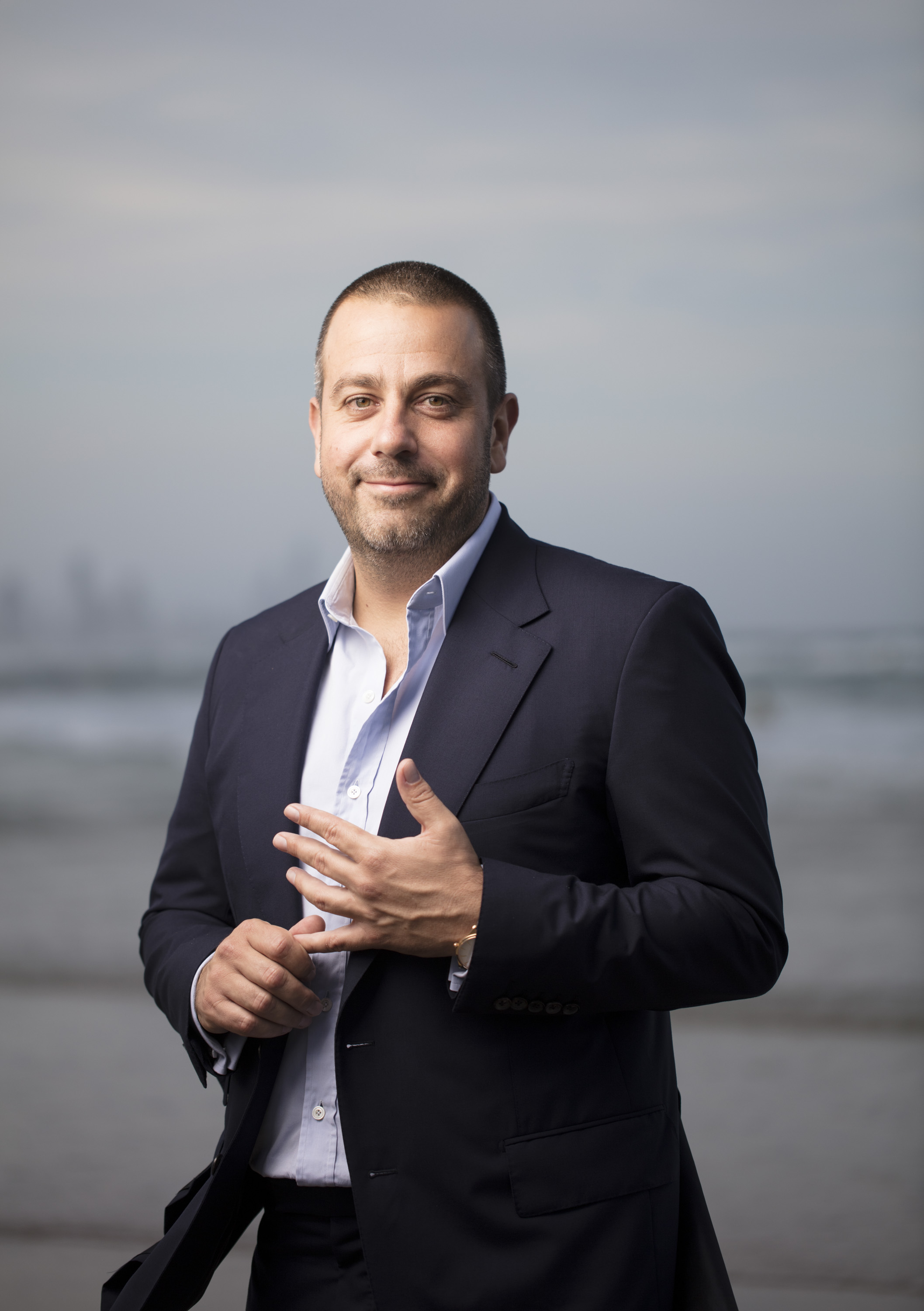  Simon Gloftis owner of Hellenika Reastaurant, photographed at Burleigh Heads on the Gold Coast for The Deal Magazine 