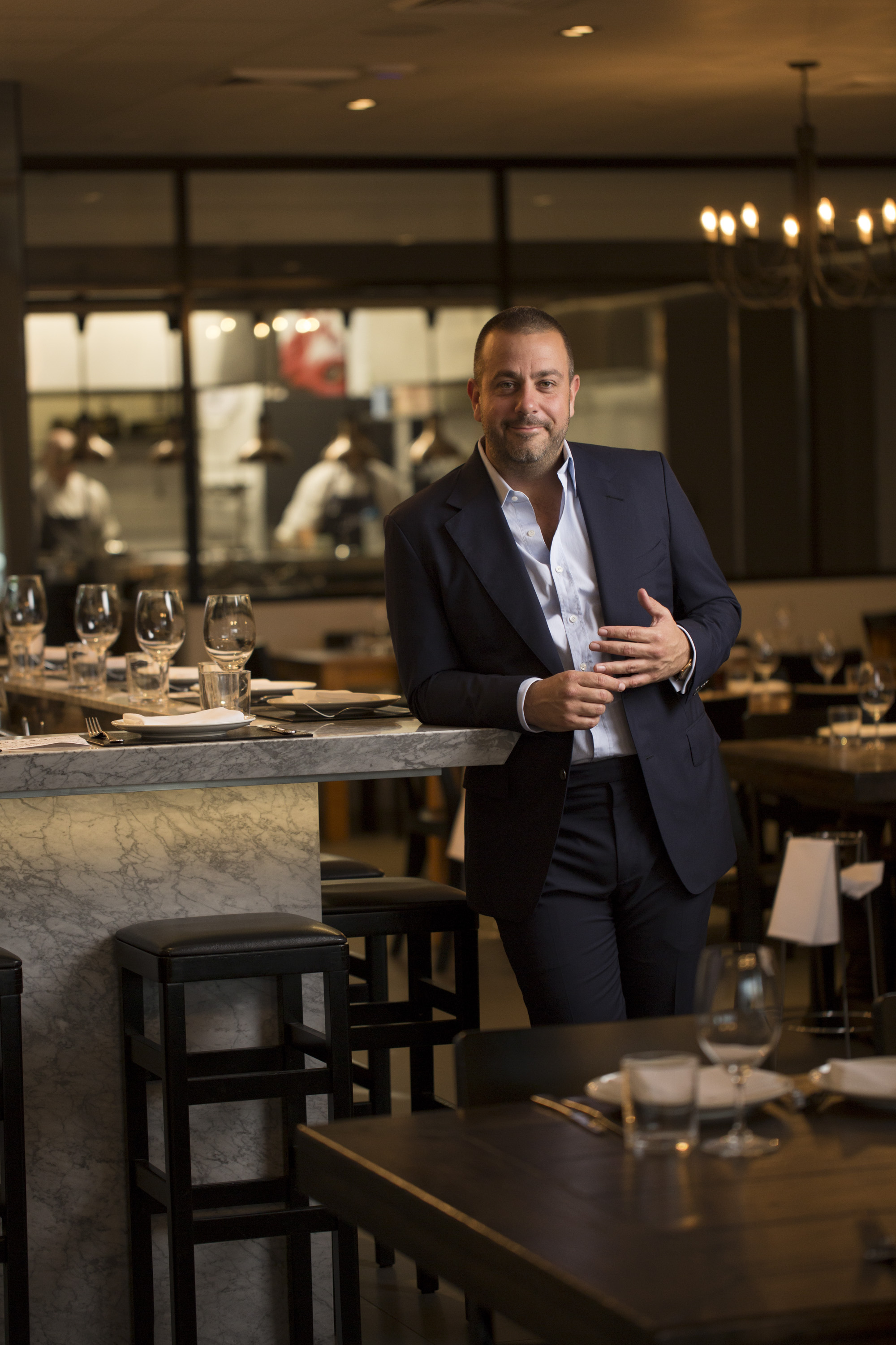  Simon Gloftis owner of Hellenika Reastaurant, photographed at Burleigh Heads on the Gold Coast for The Deal Magazine 