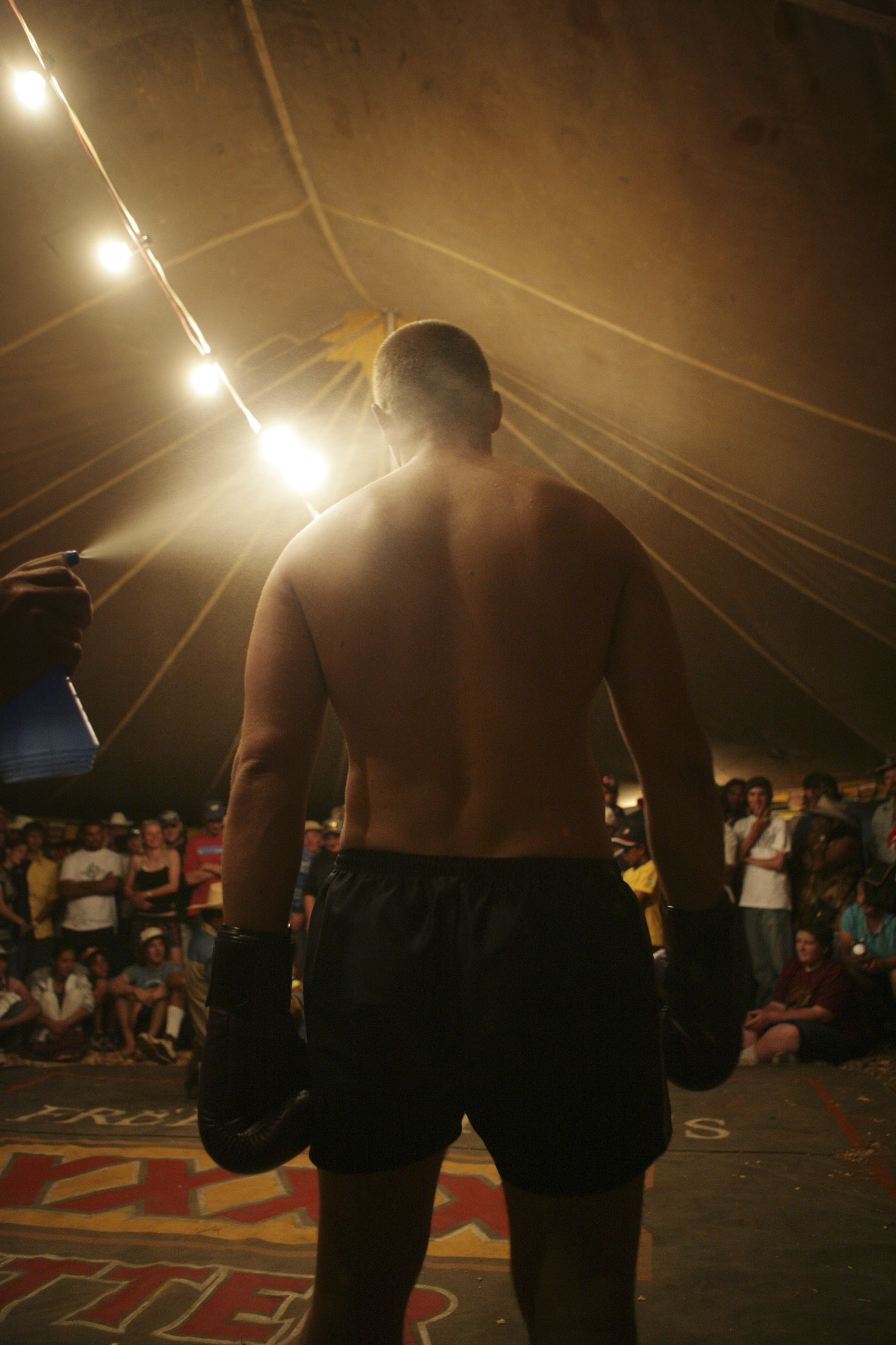  Fred Brophy's Boxing Tent, Mt Isa. for Good Weekend Magazine 