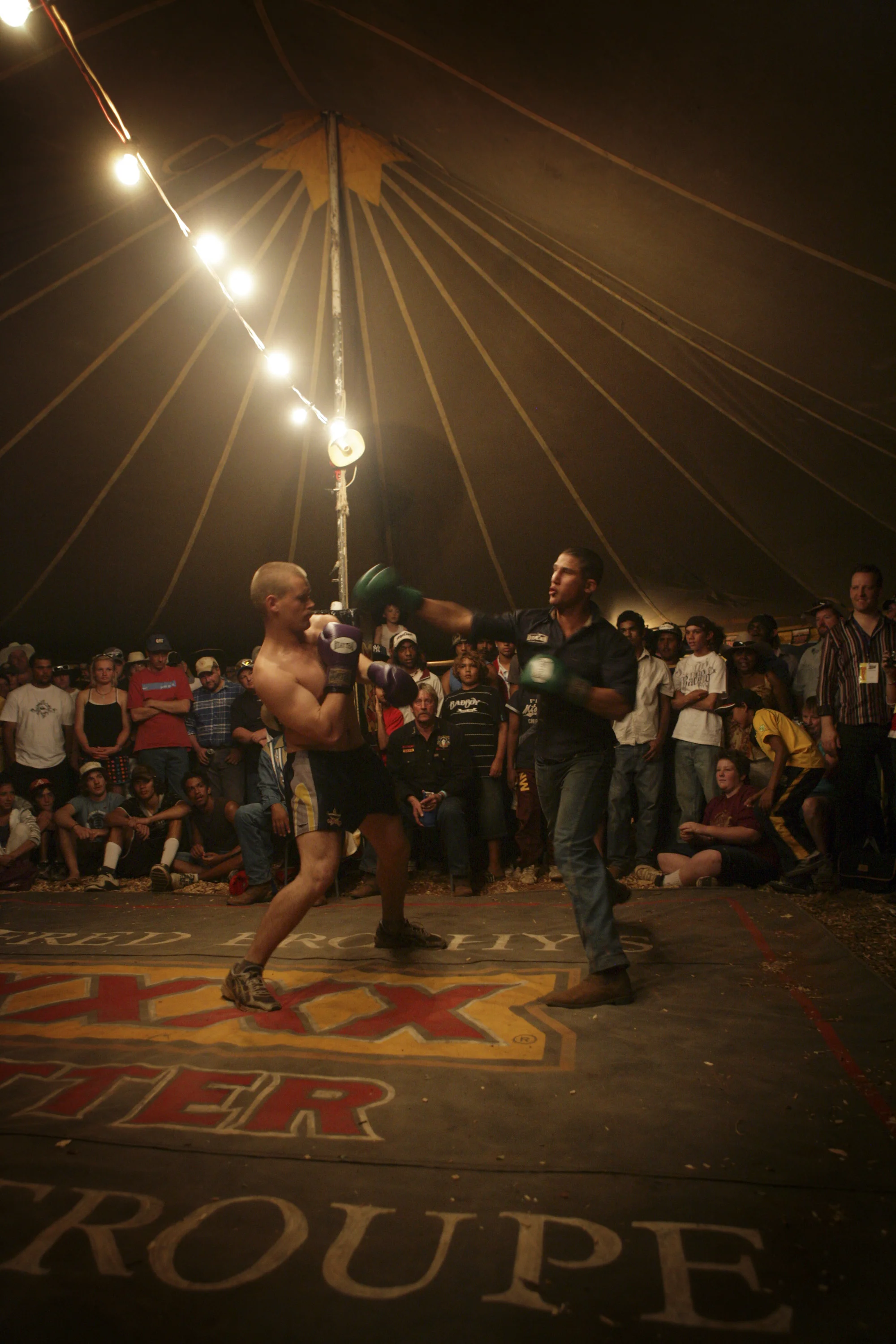Fred Brophy's Boxing Tent, Mt Isa. for Good Weekend Magazine