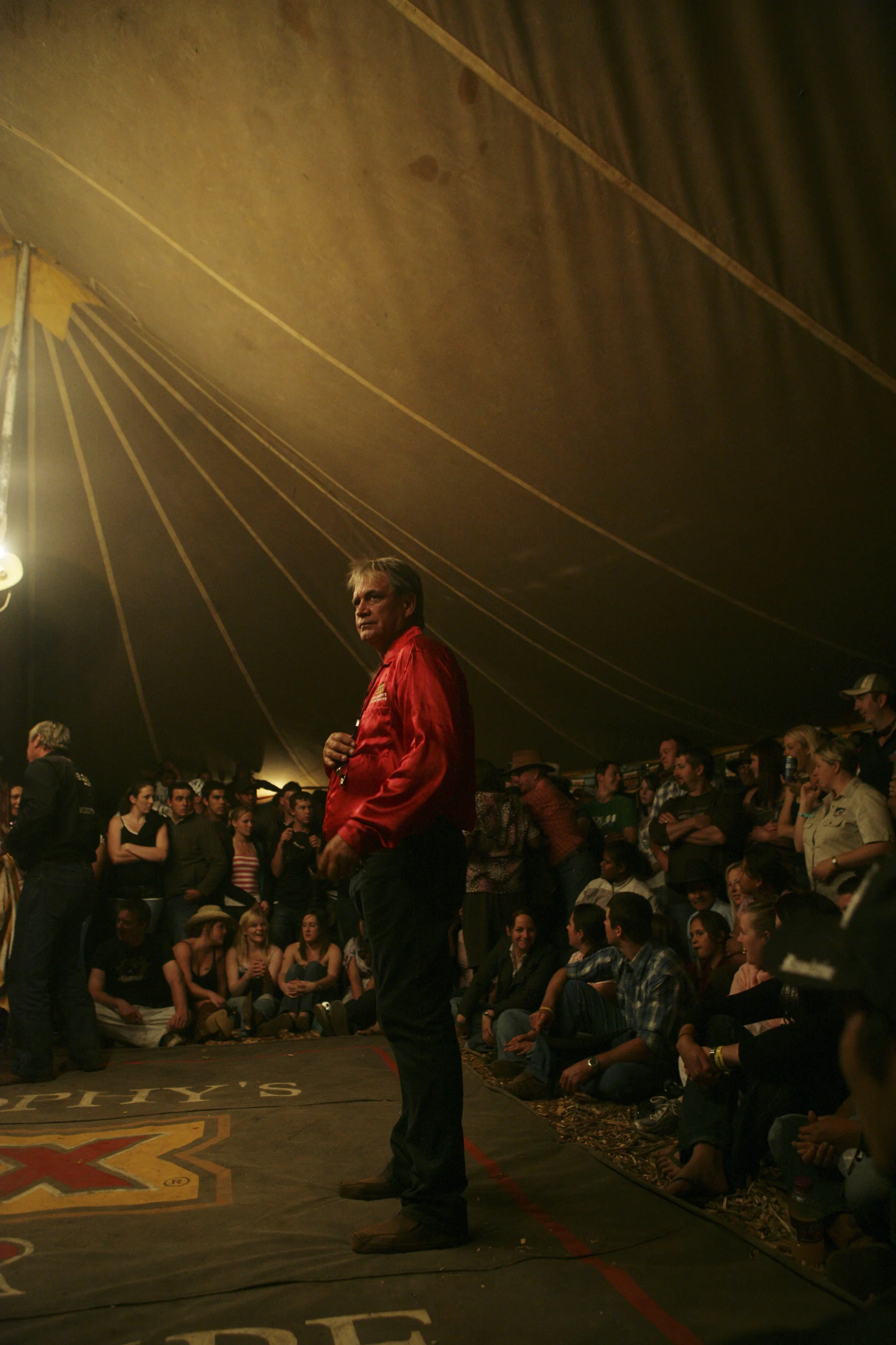 Fred Brophy's Boxing Tent, Mt Isa. for Good Weekend Magazine