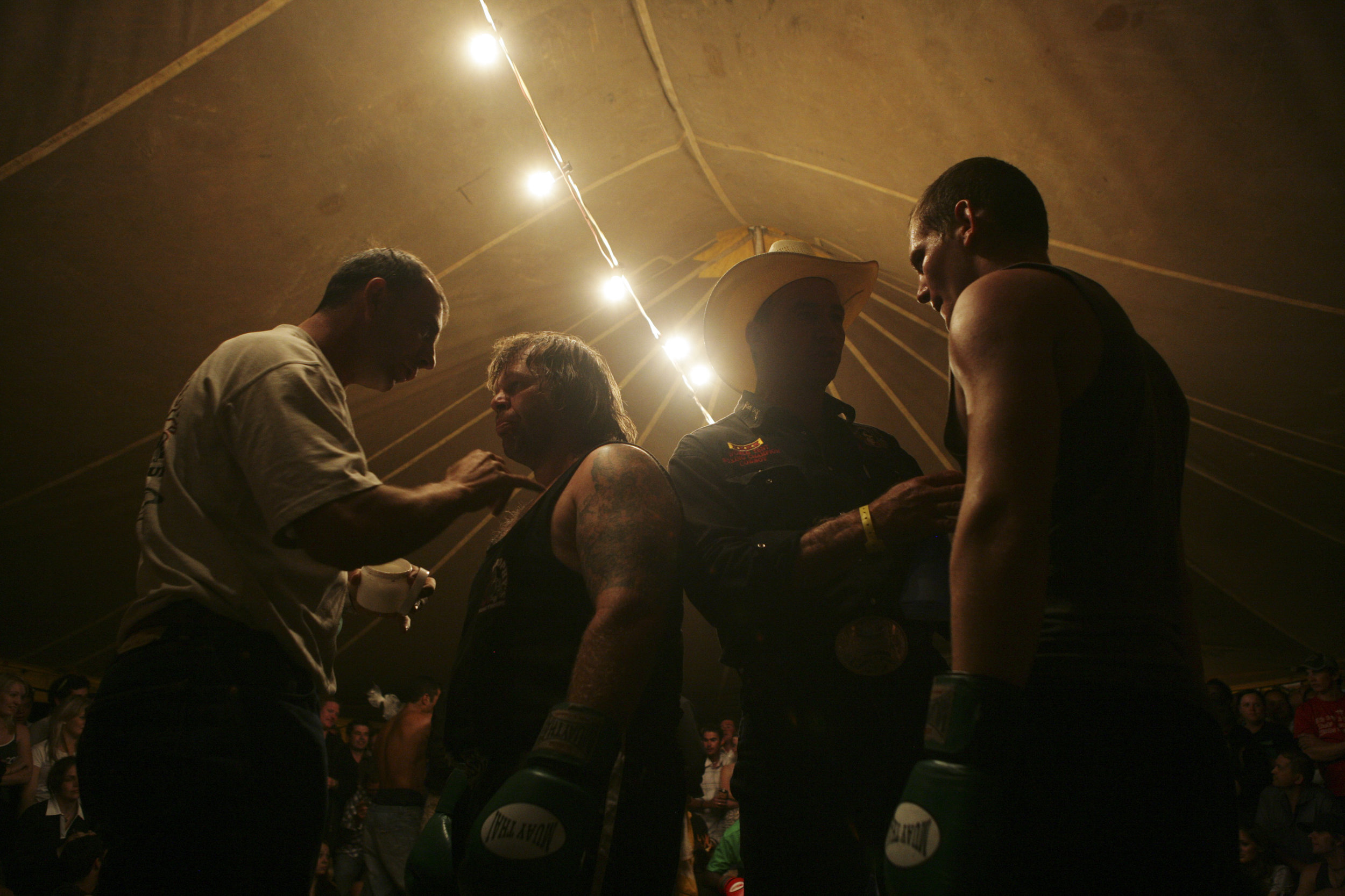  Fred Brophy's Boxing Tent, Mt Isa. for Good Weekend Magazine 