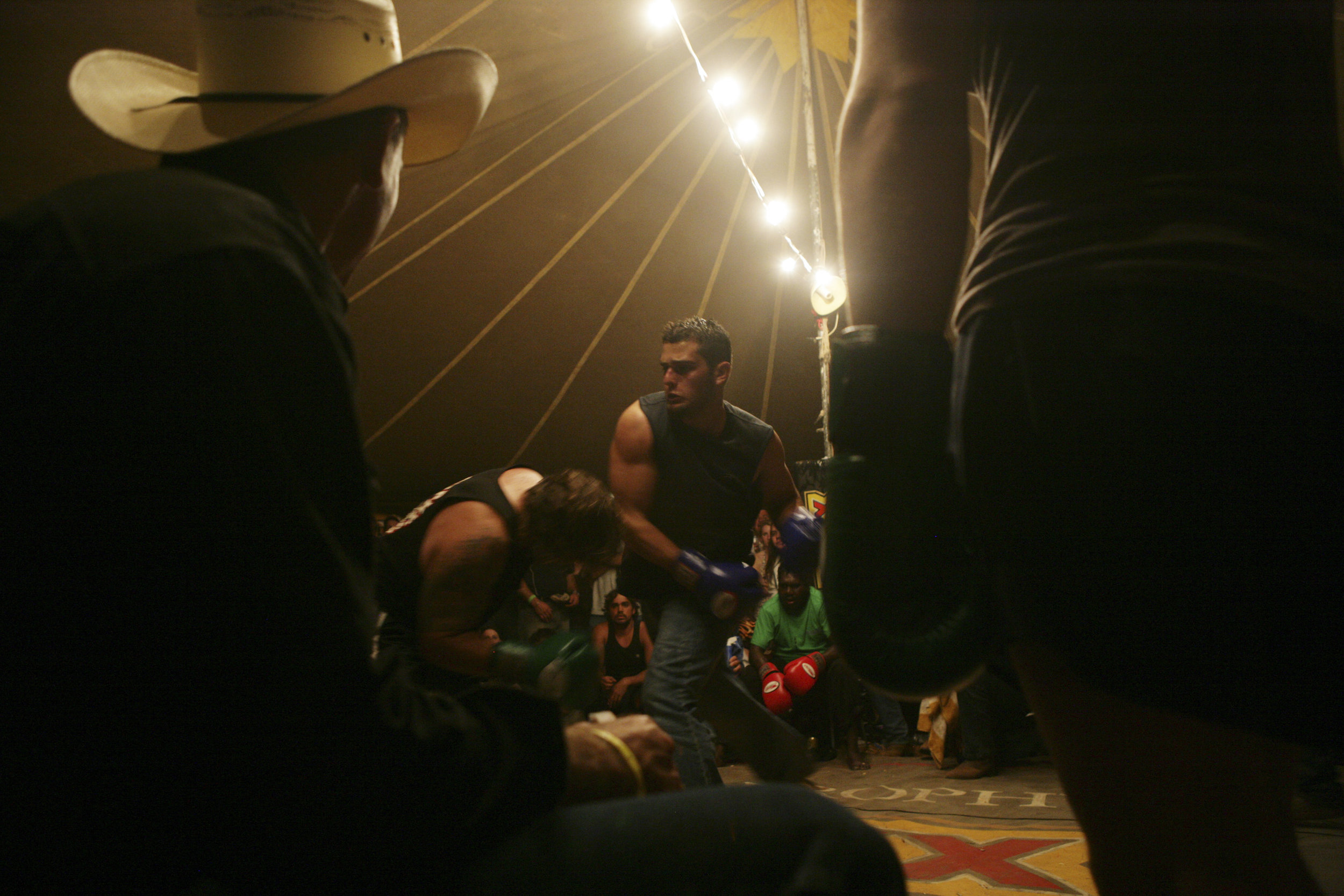  Fred Brophy's Boxing Tent, Mt Isa. for Good Weekend Magazine 