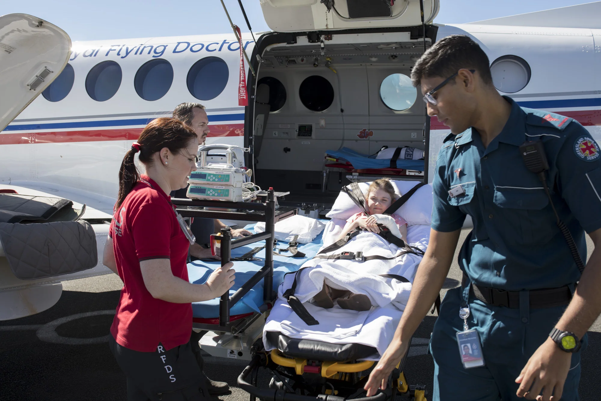 The Royal Flying Doctor Service, Qld, Australia.