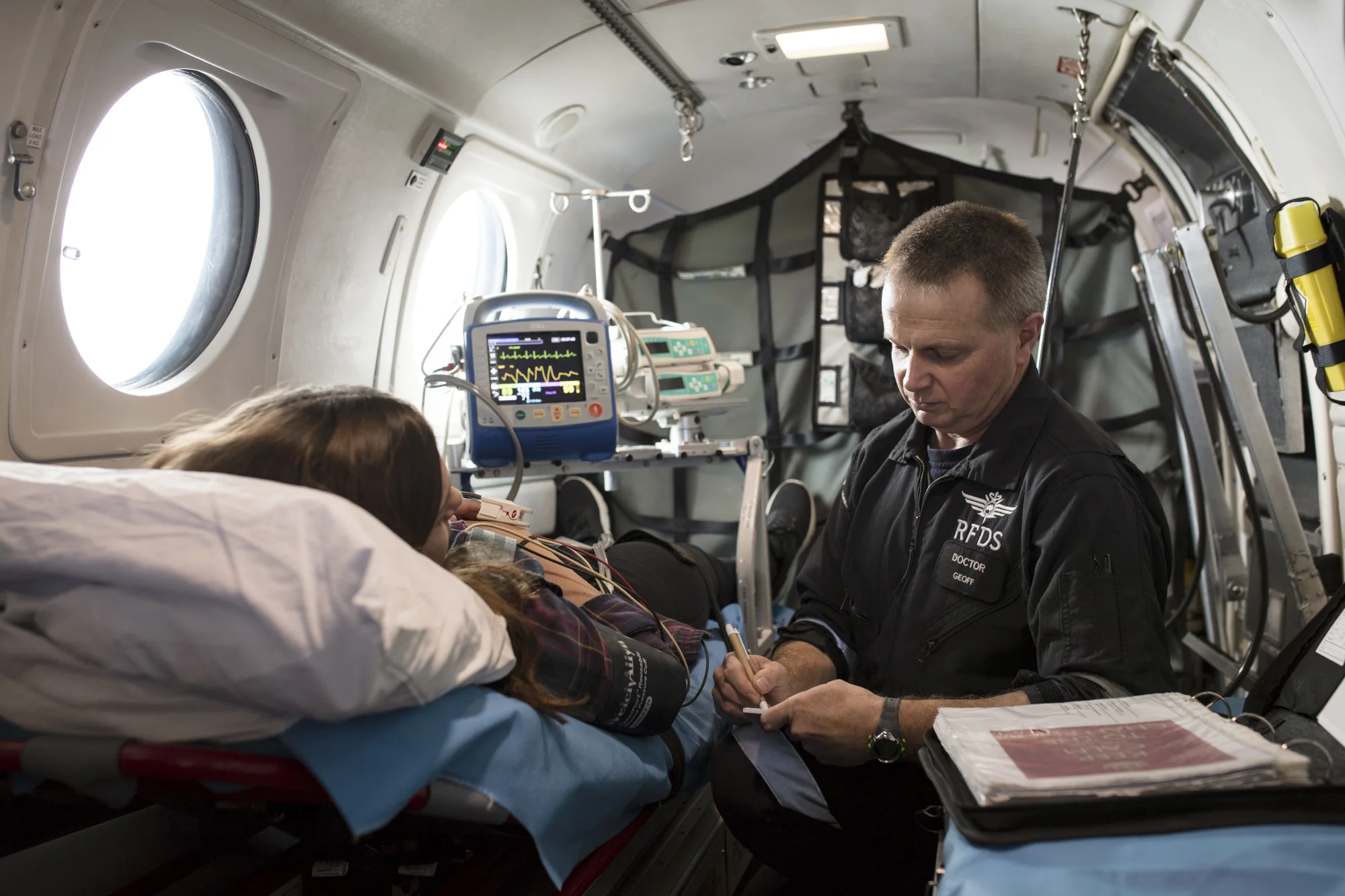 The Royal Flying Doctor Service, Qld, Australia.