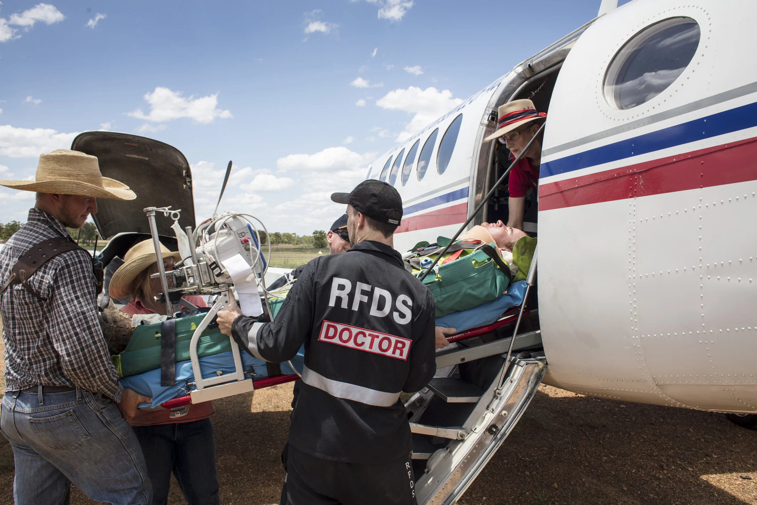 The Royal Flying Doctor Service, Qld, Australia.