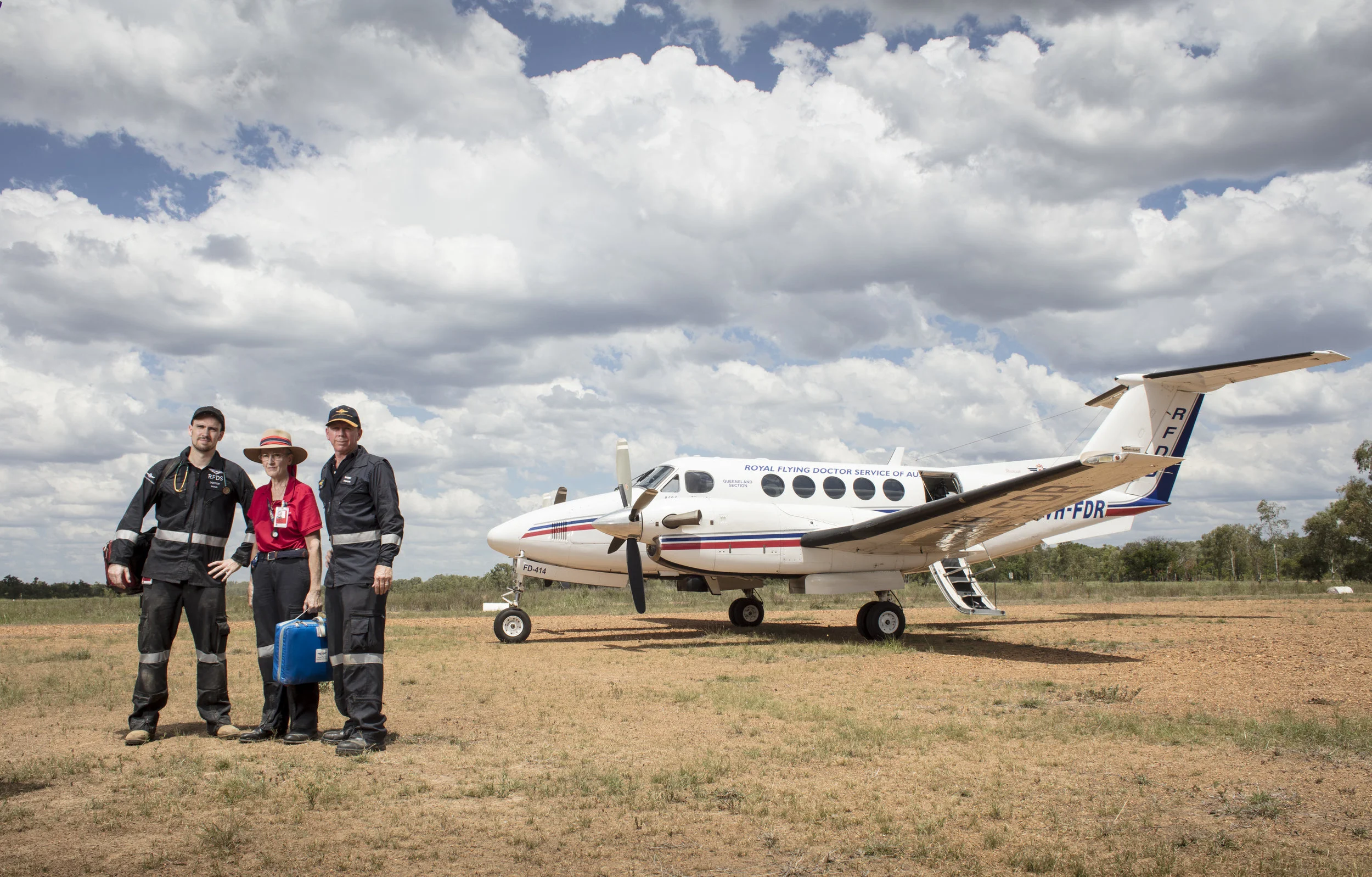The Royal Flying Doctor Service, Qld, Australia.