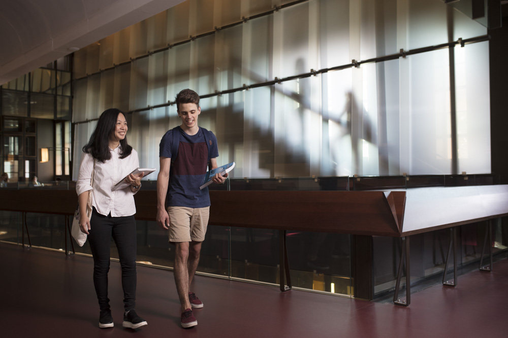  Students at Forgan Smith Law Building, University of Qld, St Lucia Campus. 