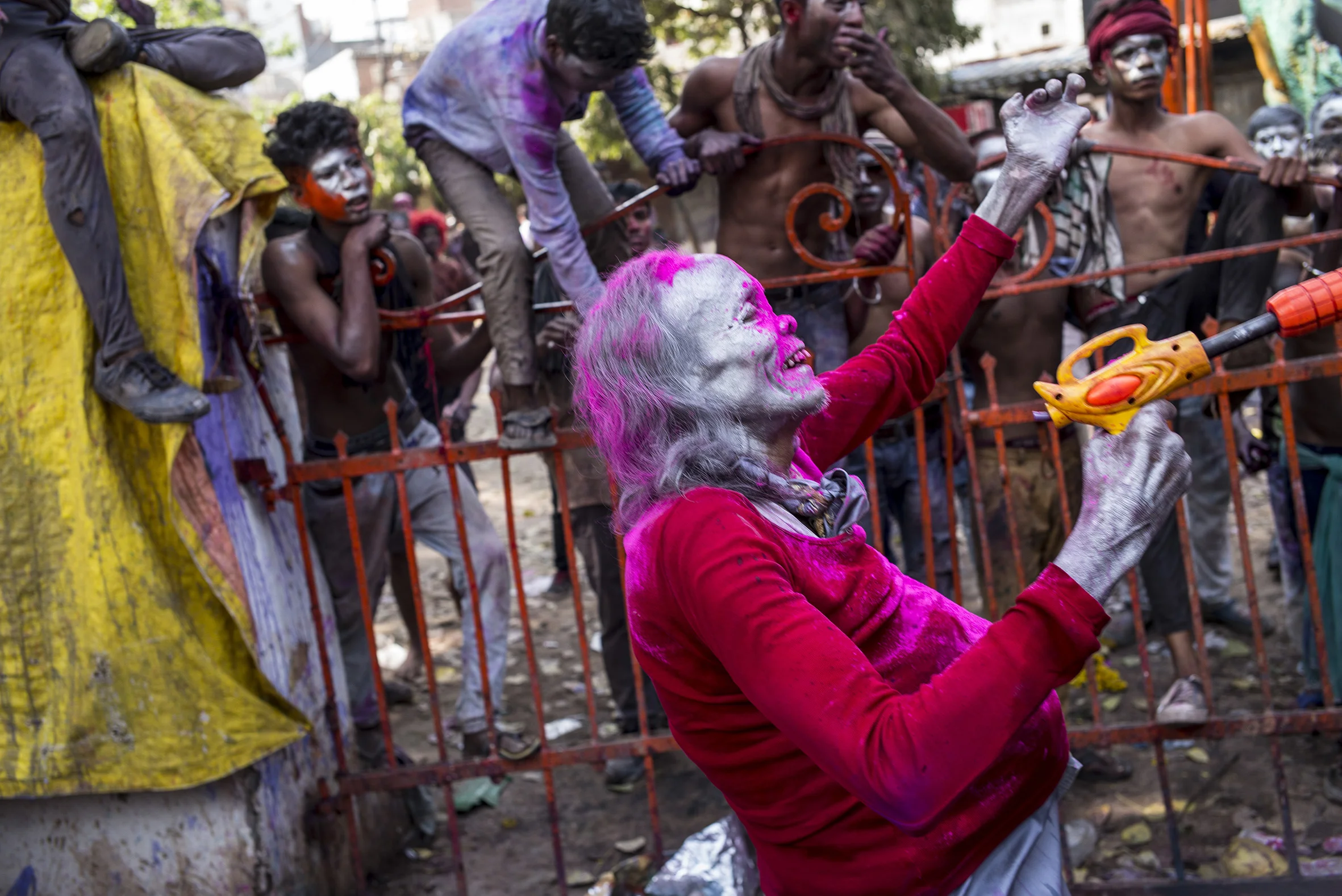 "Holi" Festival celebrations in Varanasi, India © Russell Shakespeare 2018