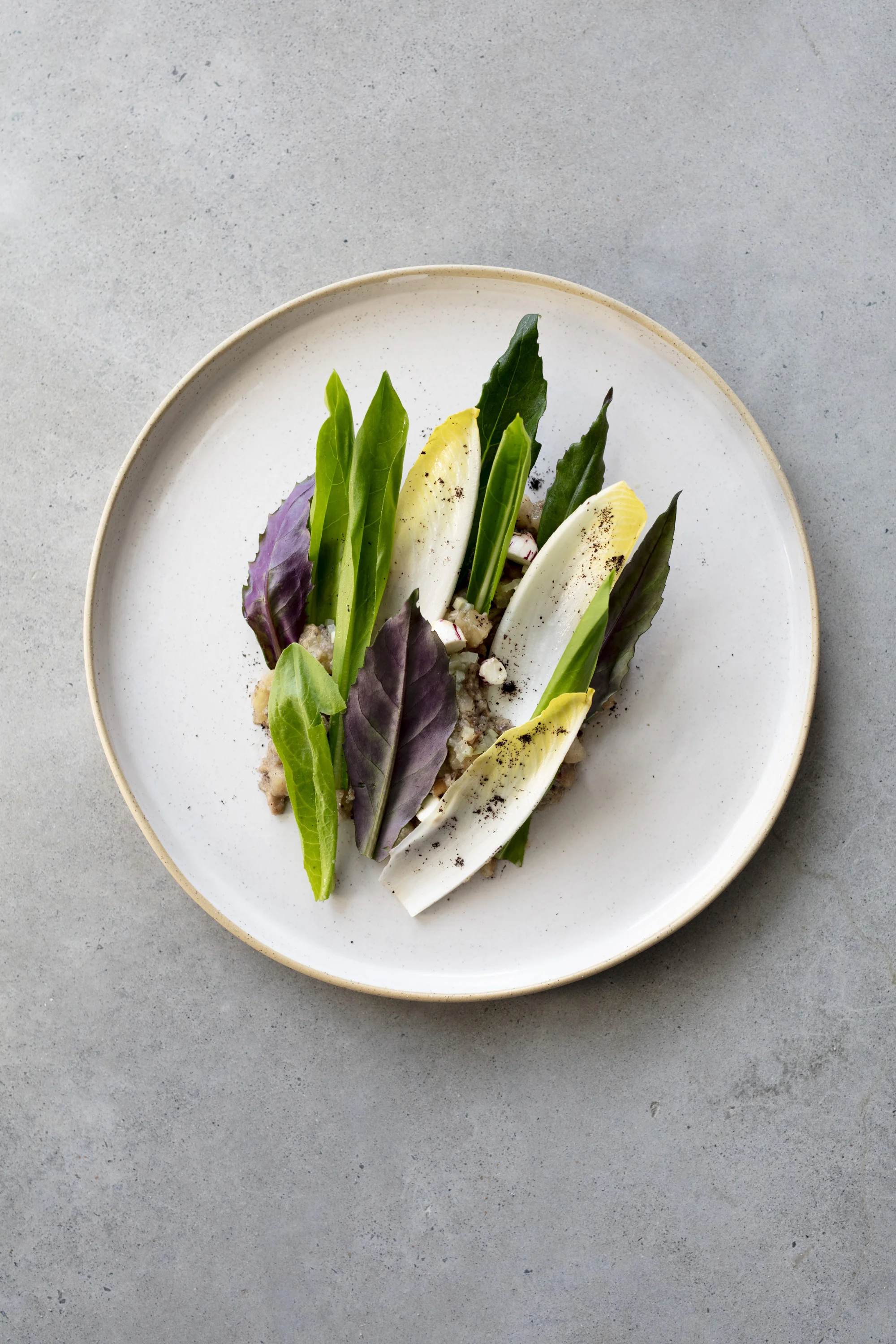 ‘Pipit’ restaurant - Coronation Ave, Pottsville NSW Eggplant, Tatar Style. photography : Russell Shakespeare
