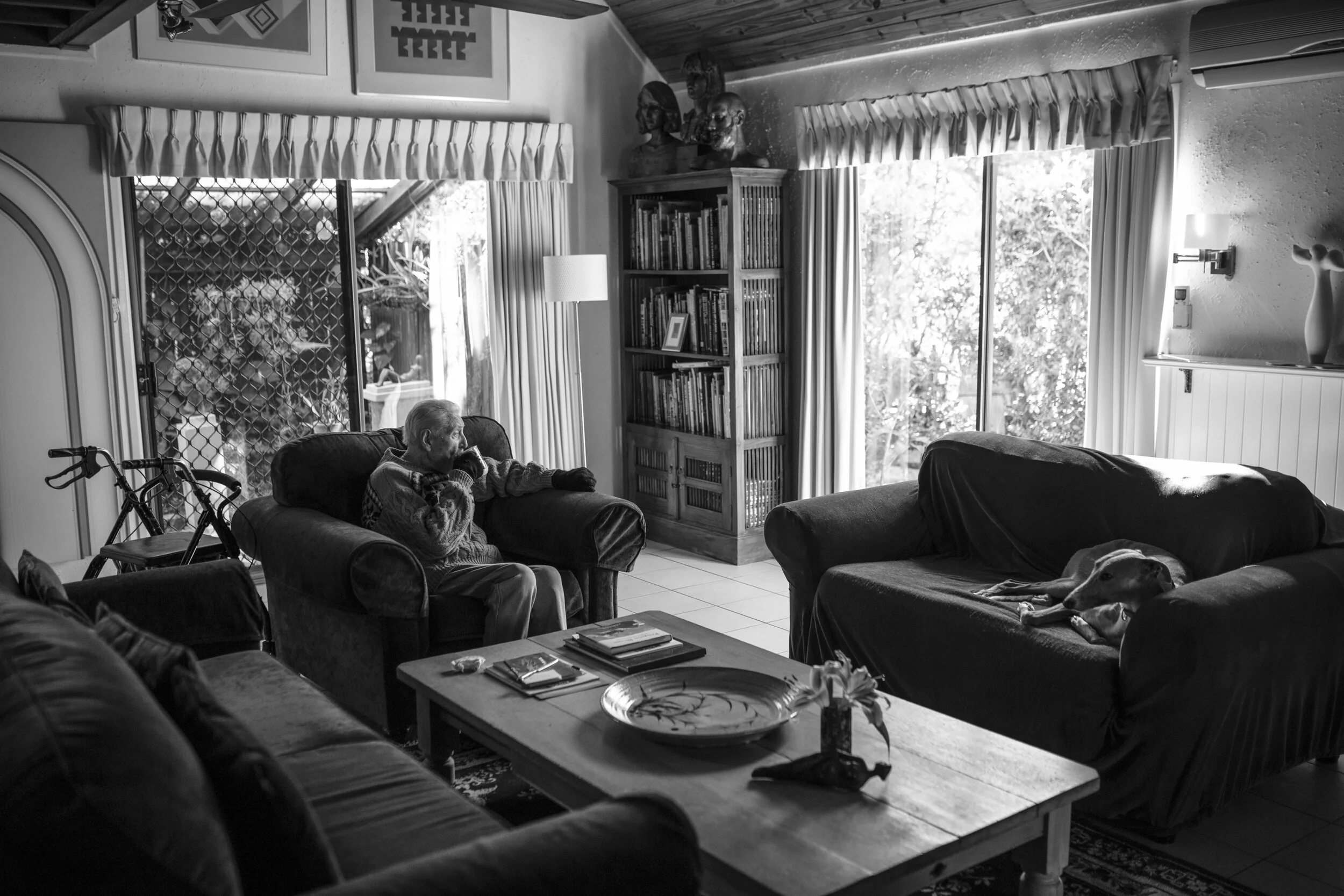  The Artist Marc Clark photographed at Home in Deception Bay, Qld, Australia  