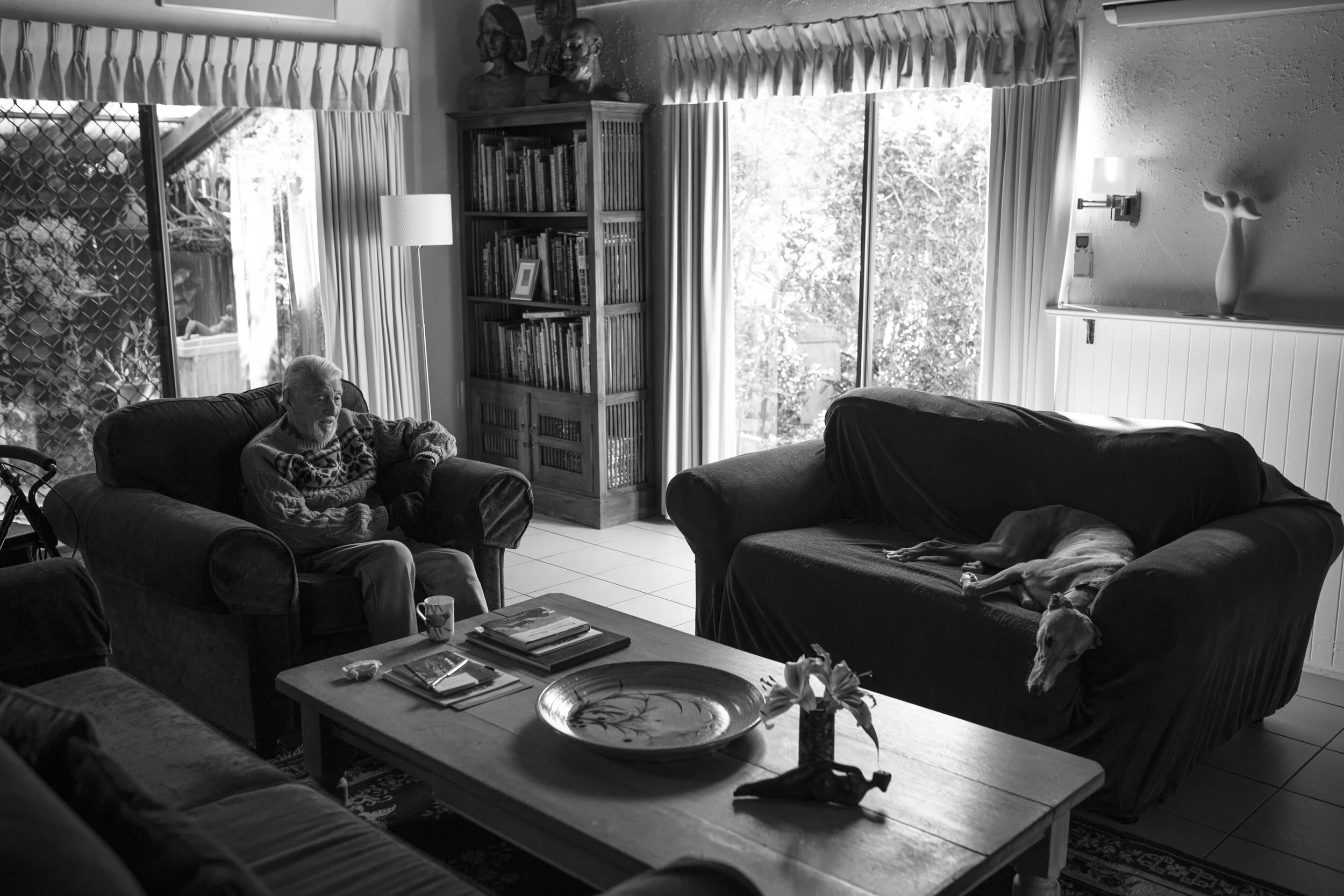  The Artist Marc Clark photographed at Home in Deception Bay, Qld, Australia  