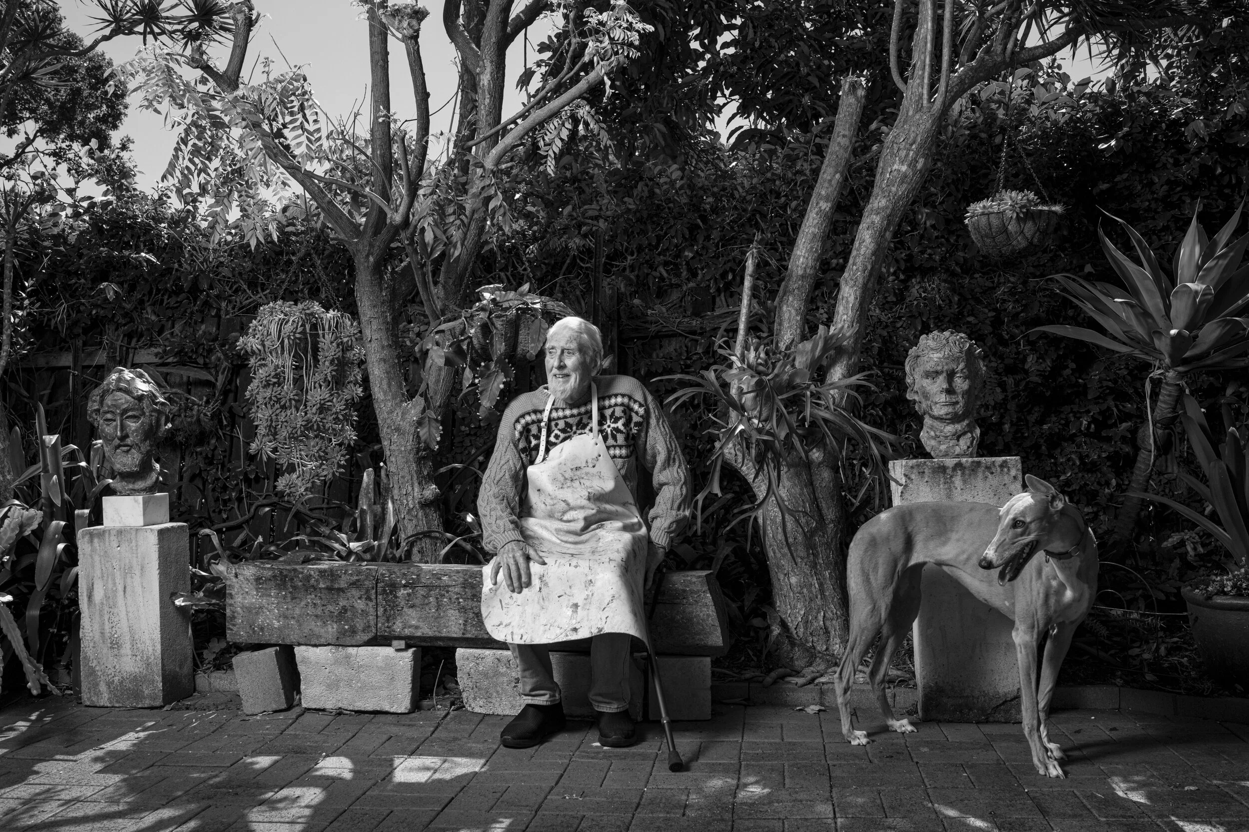  The Artist Marc Clark photographed at Home in Deception Bay, Qld, Australia  