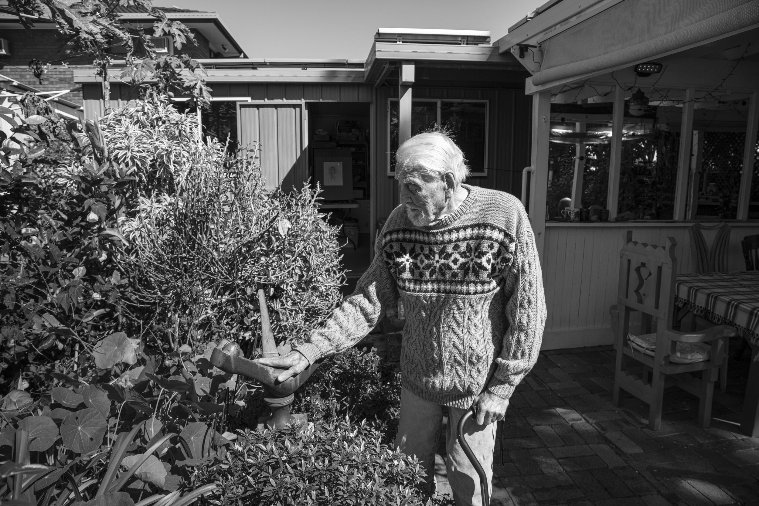  The Artist Marc Clark photographed at Home in Deception Bay, Qld, Australia  