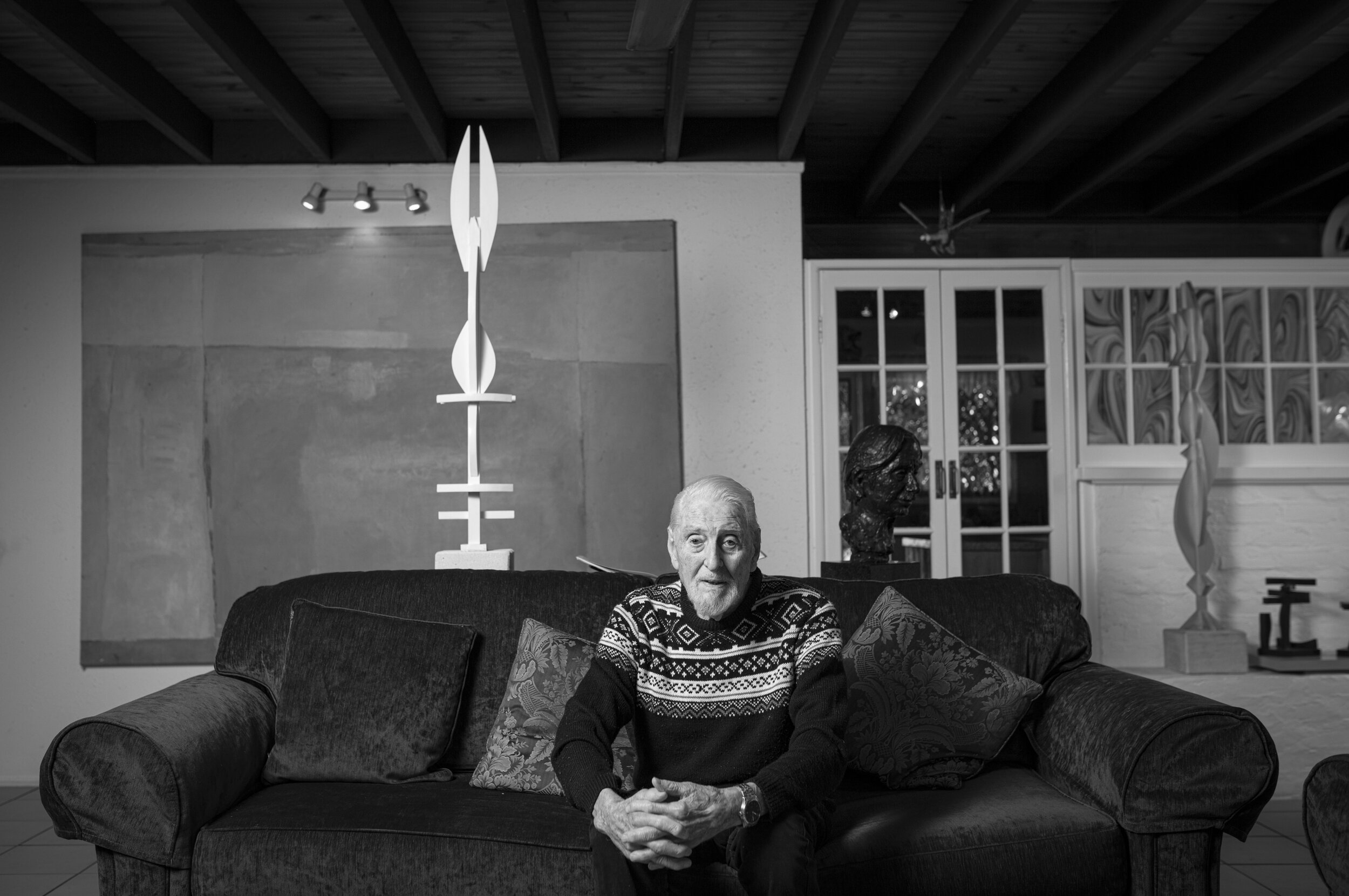  The Artist Marc Clark photographed at Home in Deception Bay, Qld, Australia  