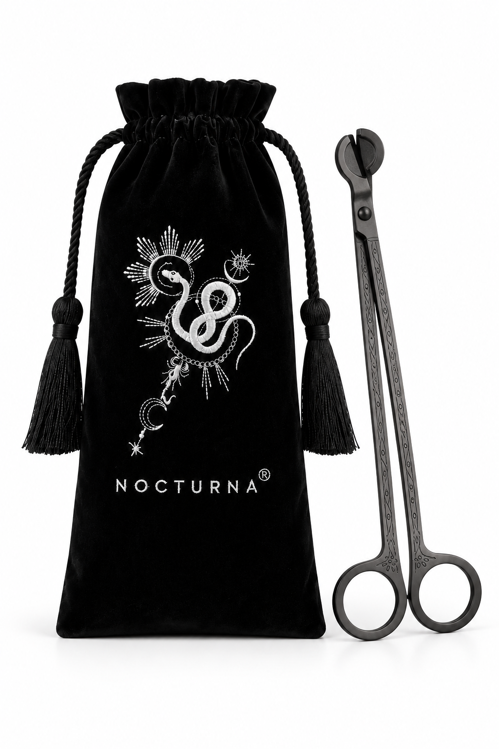 Matte Black Candle Wick Trimmer