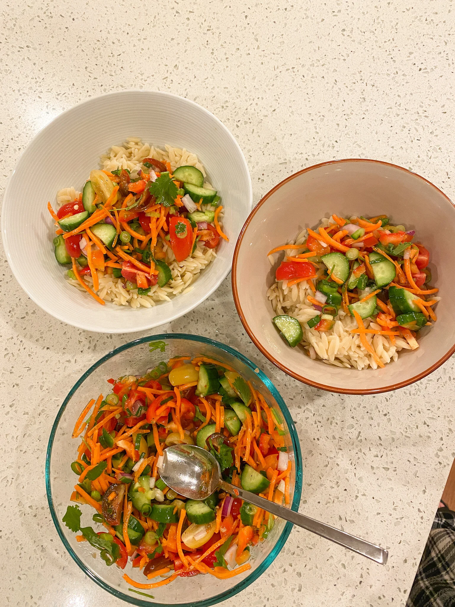 How to Make Shrimp Orzo Bowl