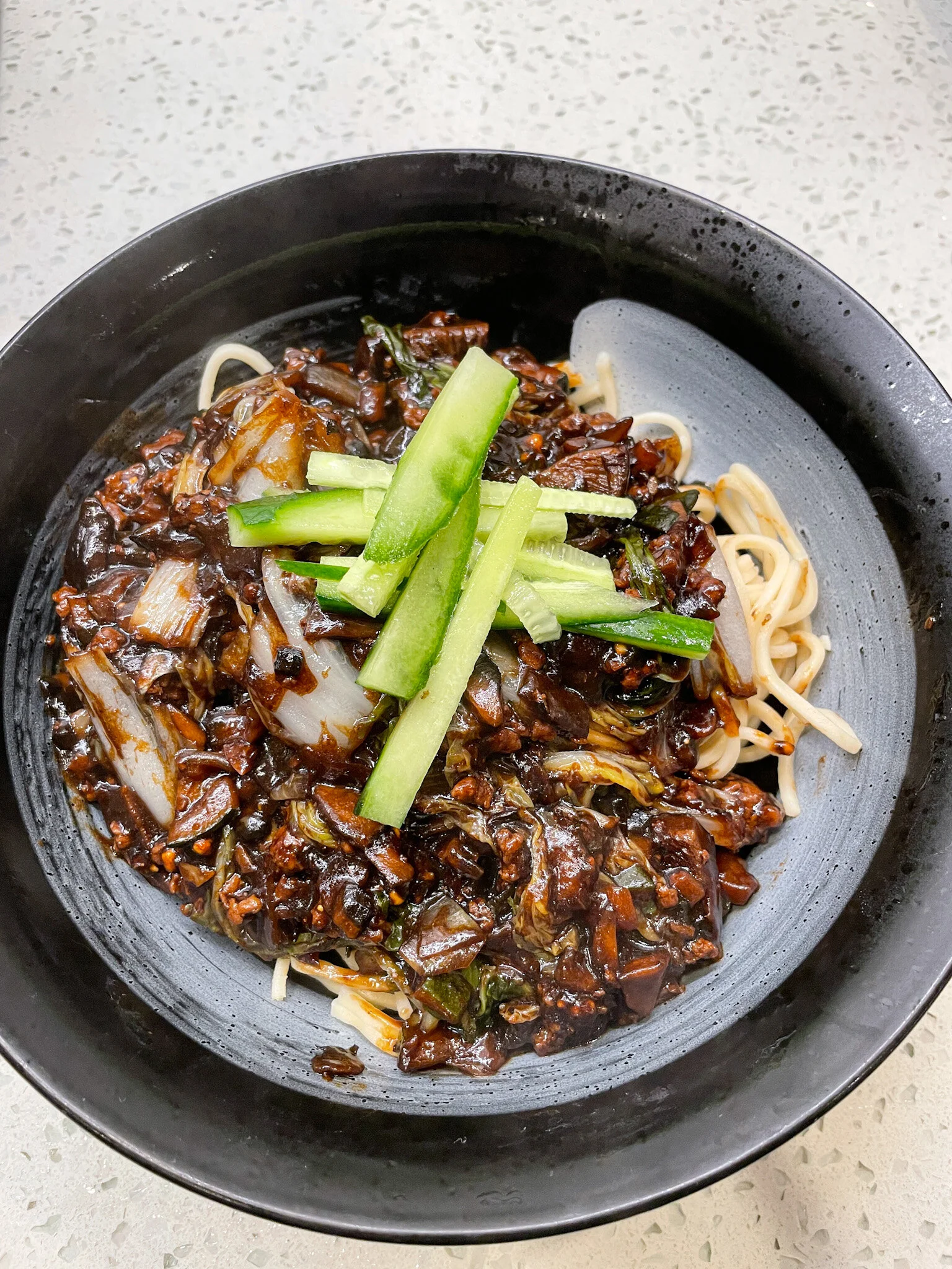 How to Make Black Bean Noodles (Zha Jiang Mian)