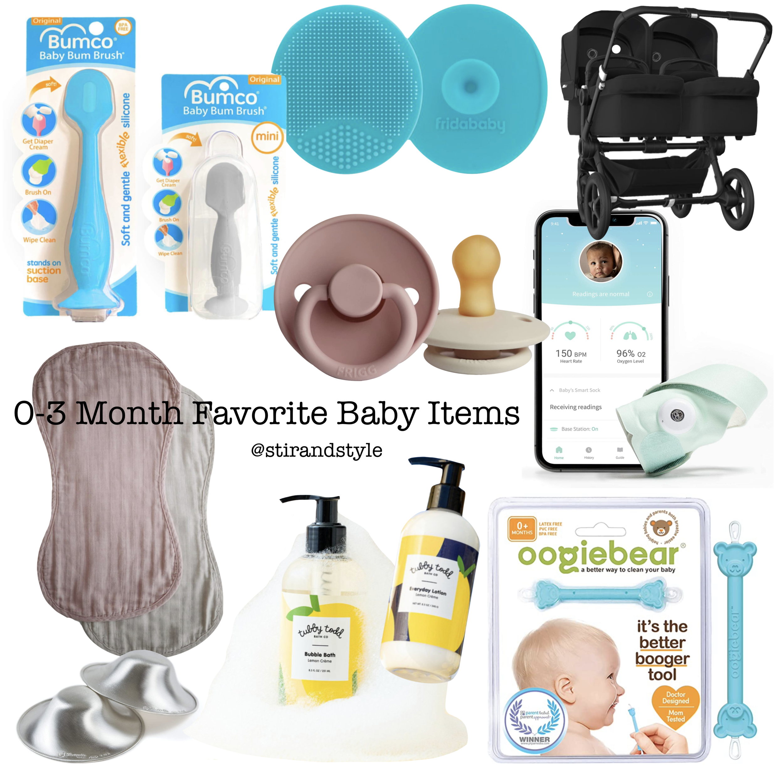 0-3 Month Favorite Baby Items — Stir and Style
