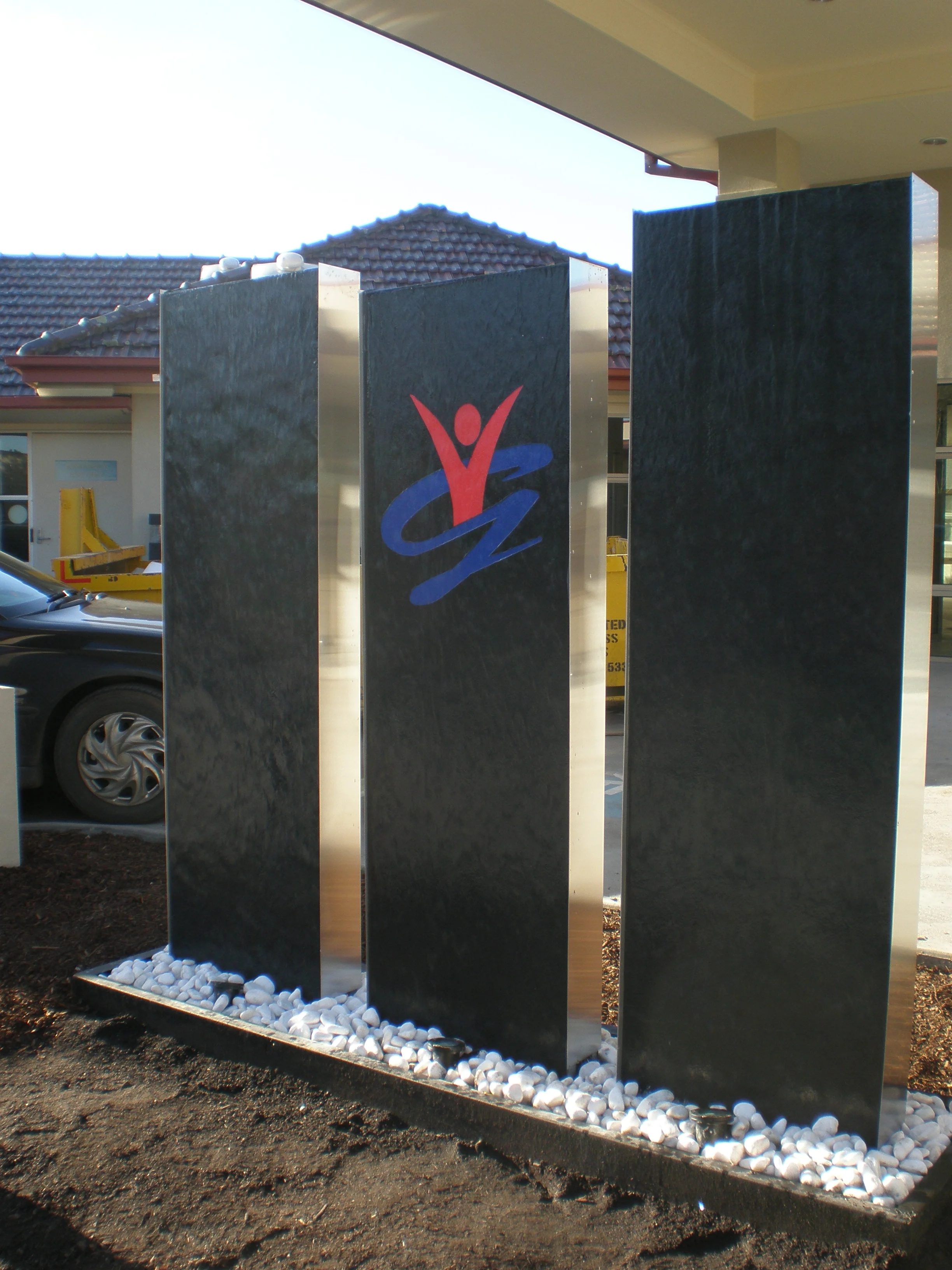 Greensborough Water Feature Wall