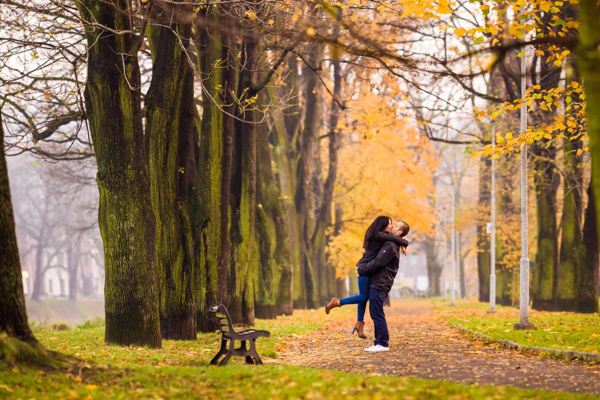 Późno jesienne zakochańce:)