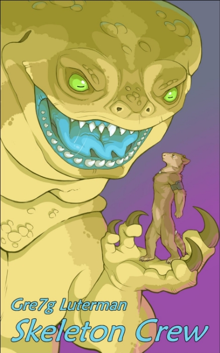 Cover art for Gre7g Luterman's Skeleton Crew.