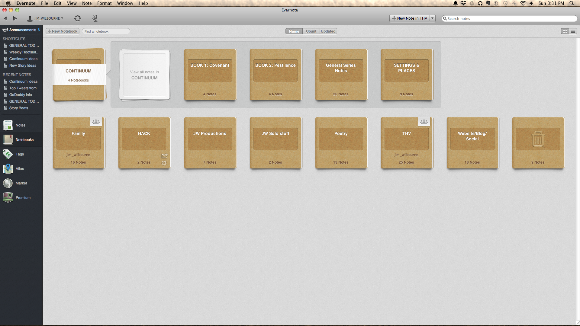 My Evernote Desktop App