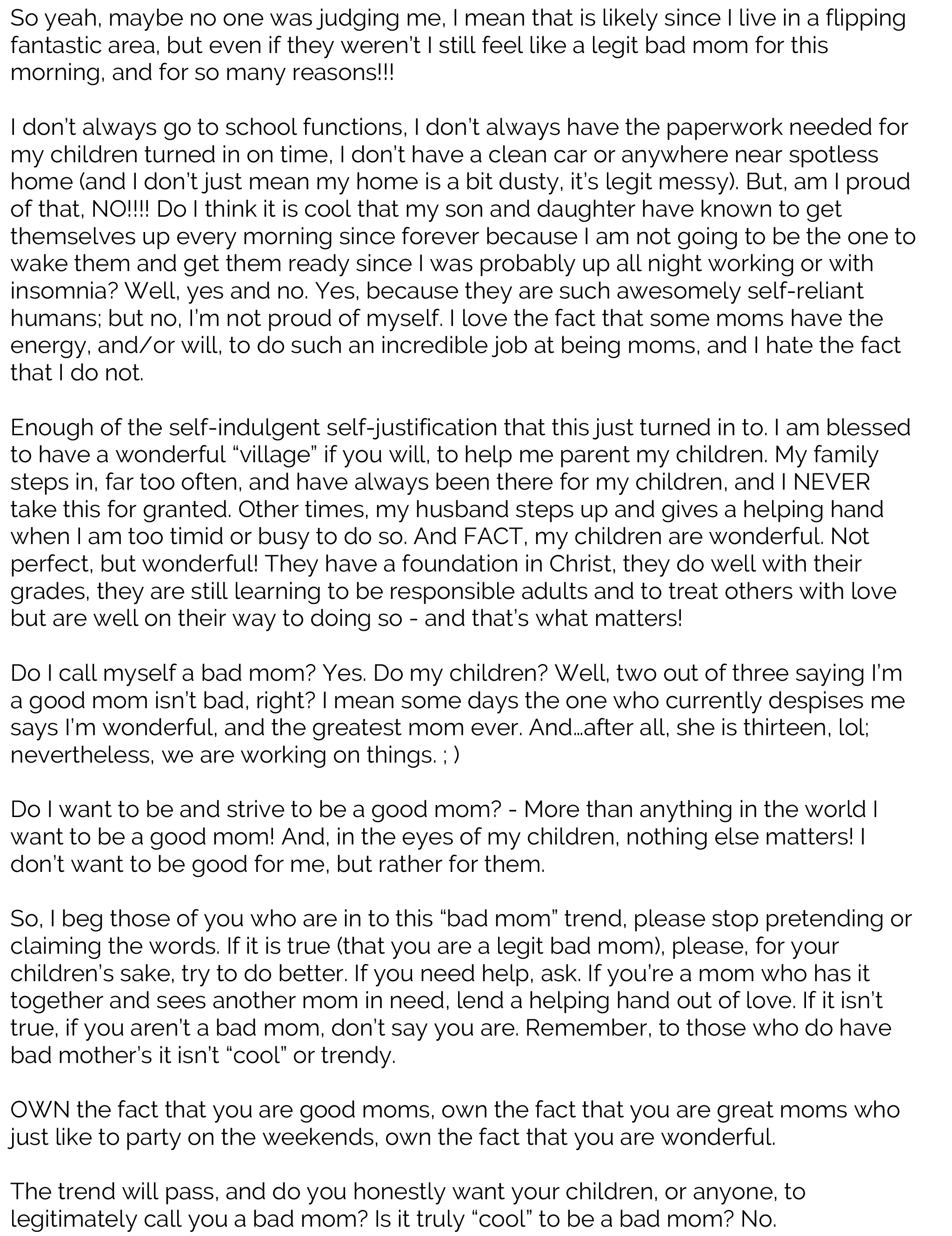 Microsoft Word - Bad Mom Mentality.docx
