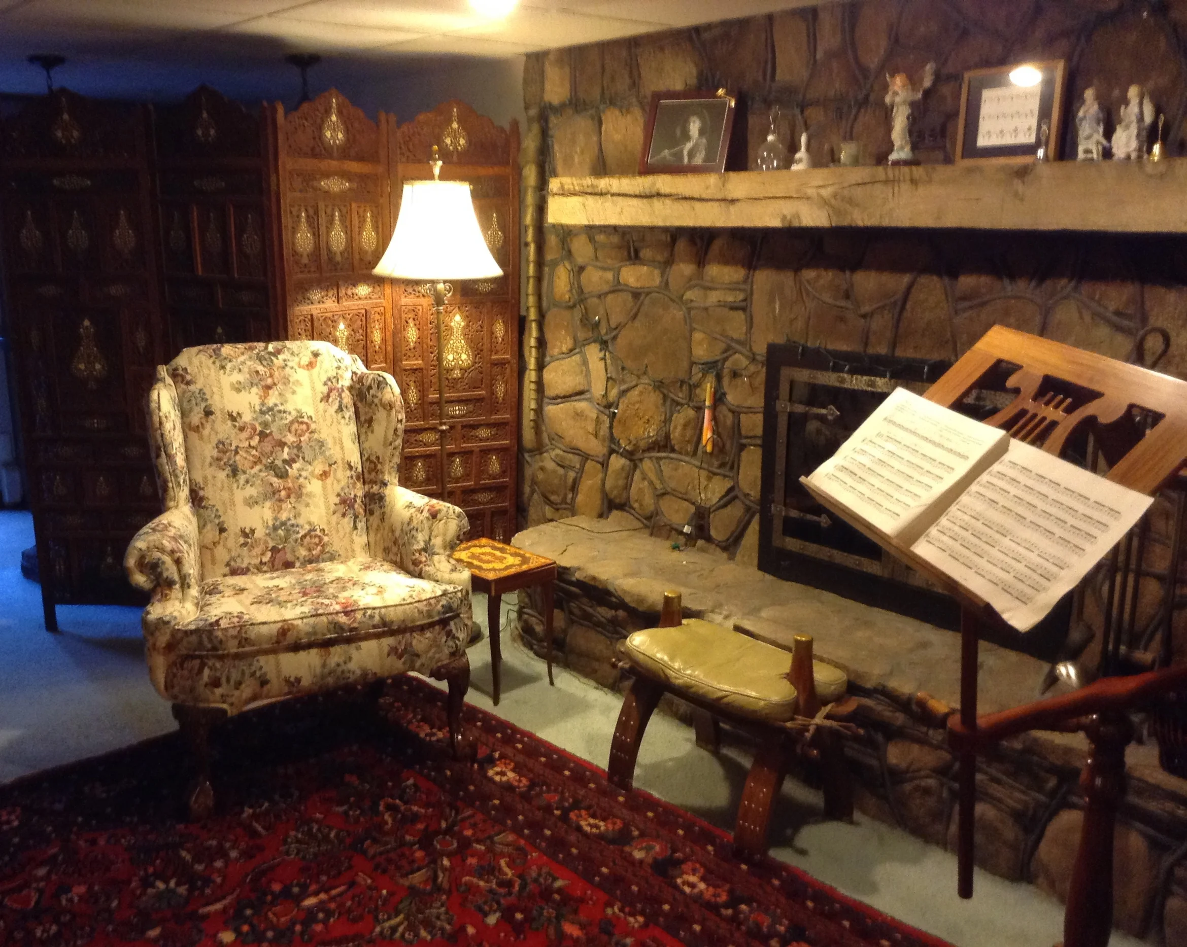 Elaine's home studio