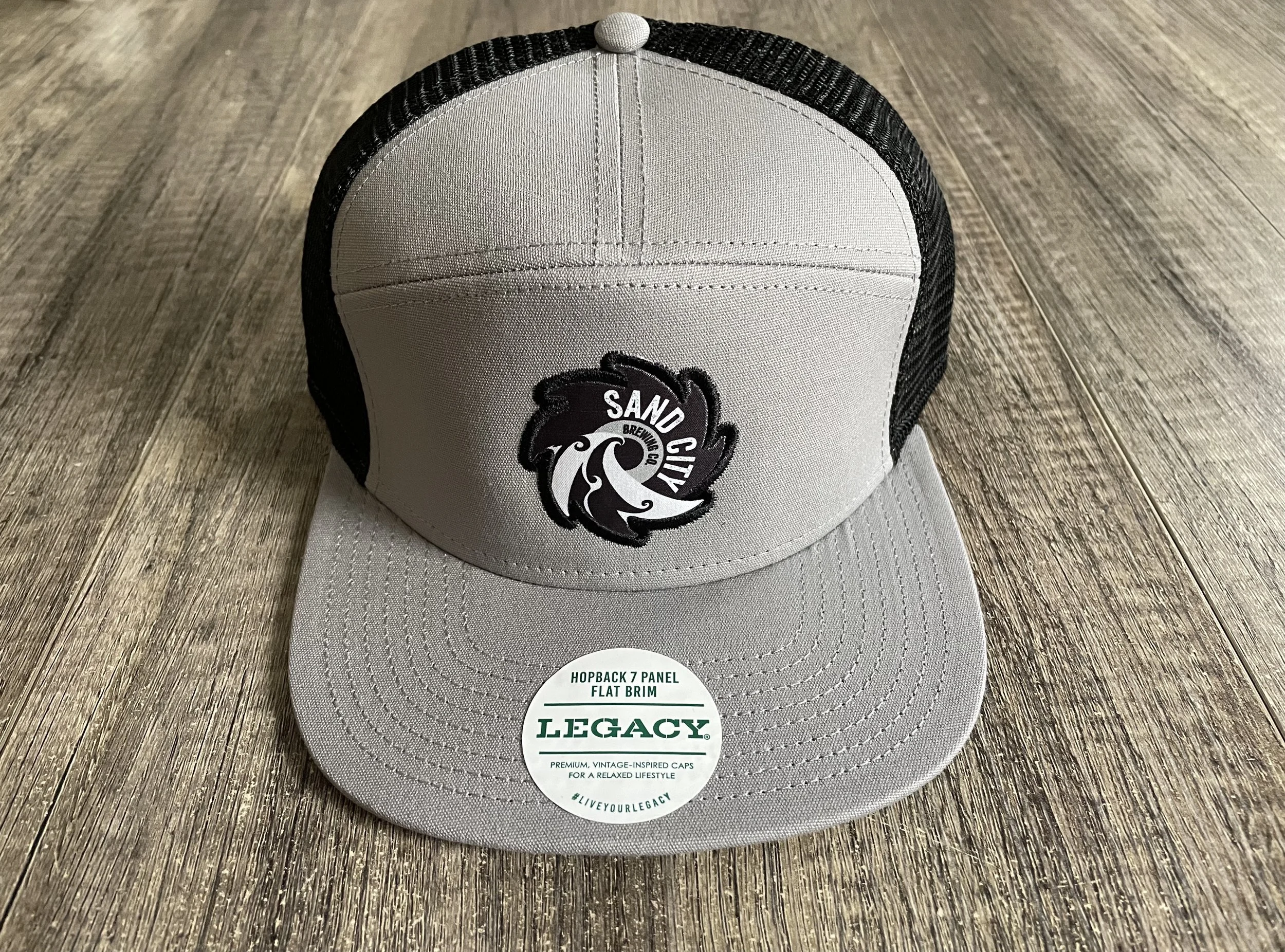 Black/Grey Flat Brim