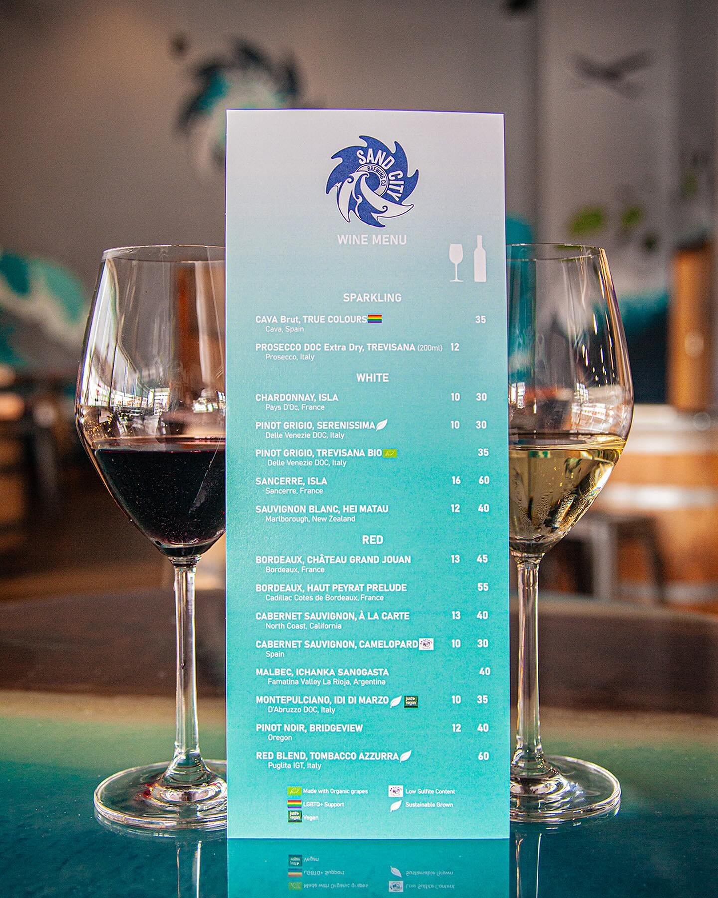 Care for a glass&hellip;or bottle? We&rsquo;re rolling out our new and amazing 🍷wine list today during our Earth Day Celebration!