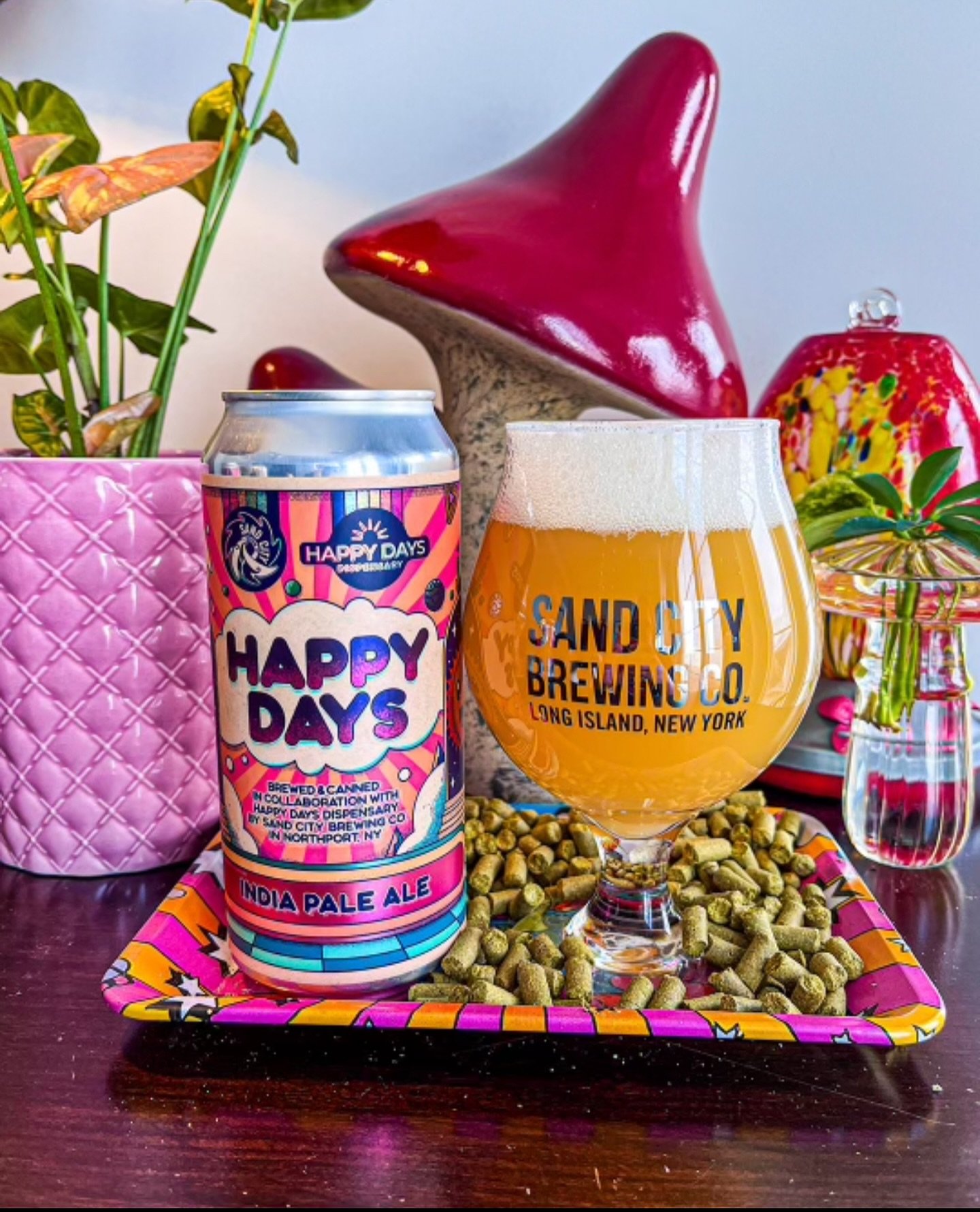 Terps on Terps. Happy Days IPA, our Collab with @happydaysli available in both tasting rooms today. Cheers